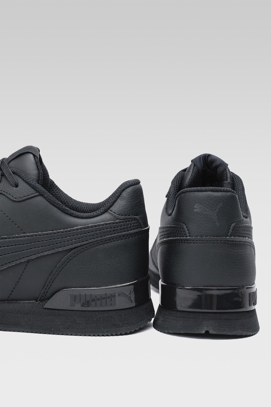 
                Puma - Skórzane obuwie sportowe granatowe - 5903698831985