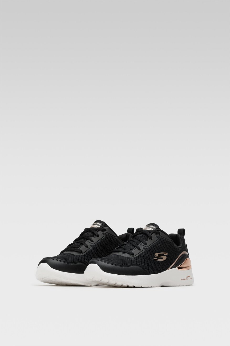 
                Skechers - Obuwie sportowe czarne sznurowane - 5903698879680
