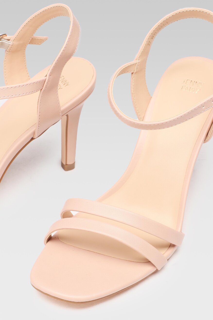 Jenny Fairy - Sandały na obcasie pastelowe - 5903698318851