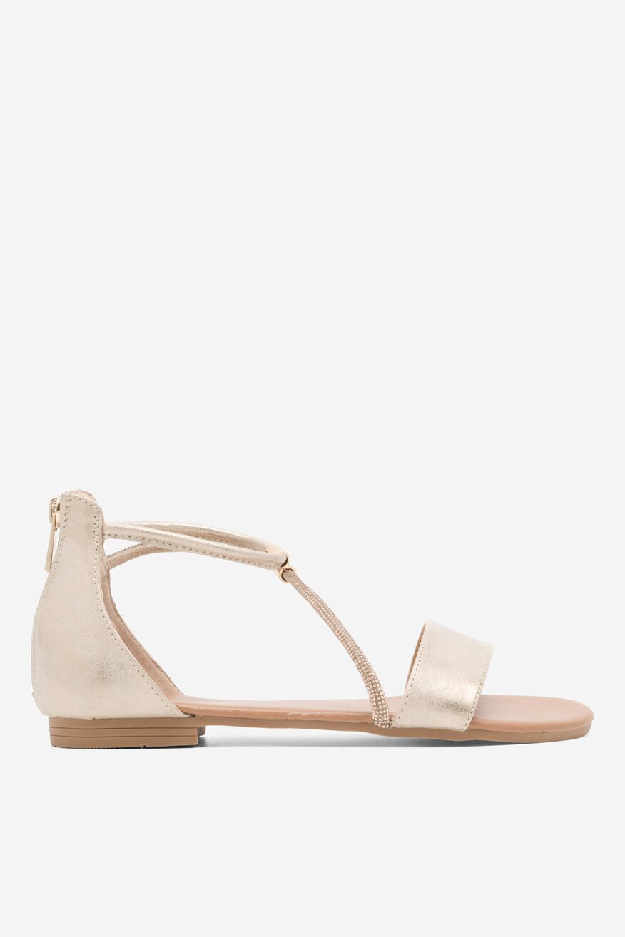 Jenny Fairy - Sandały złote - 5904862773308