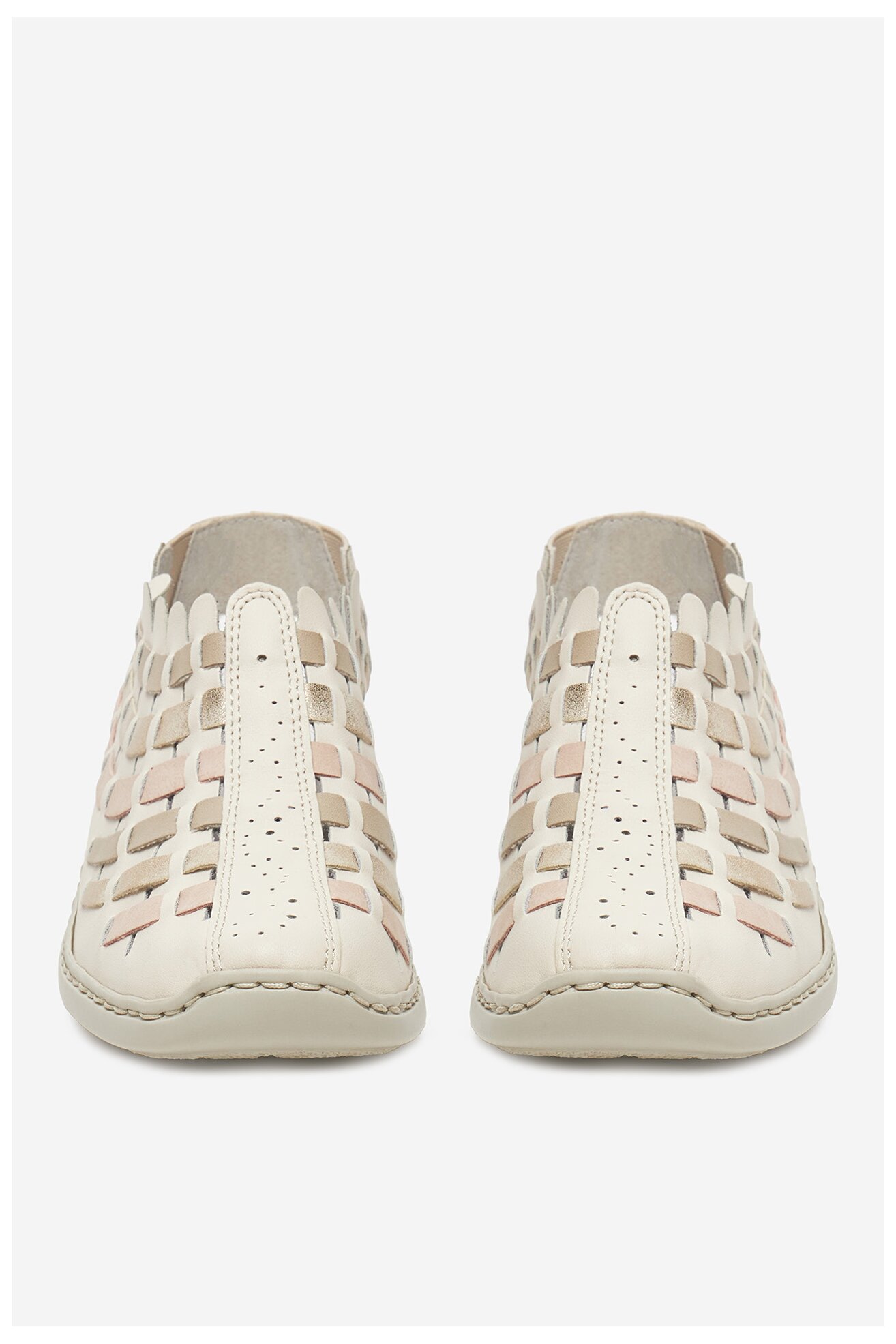 Sandały Rieker 413V8-60 Ivory