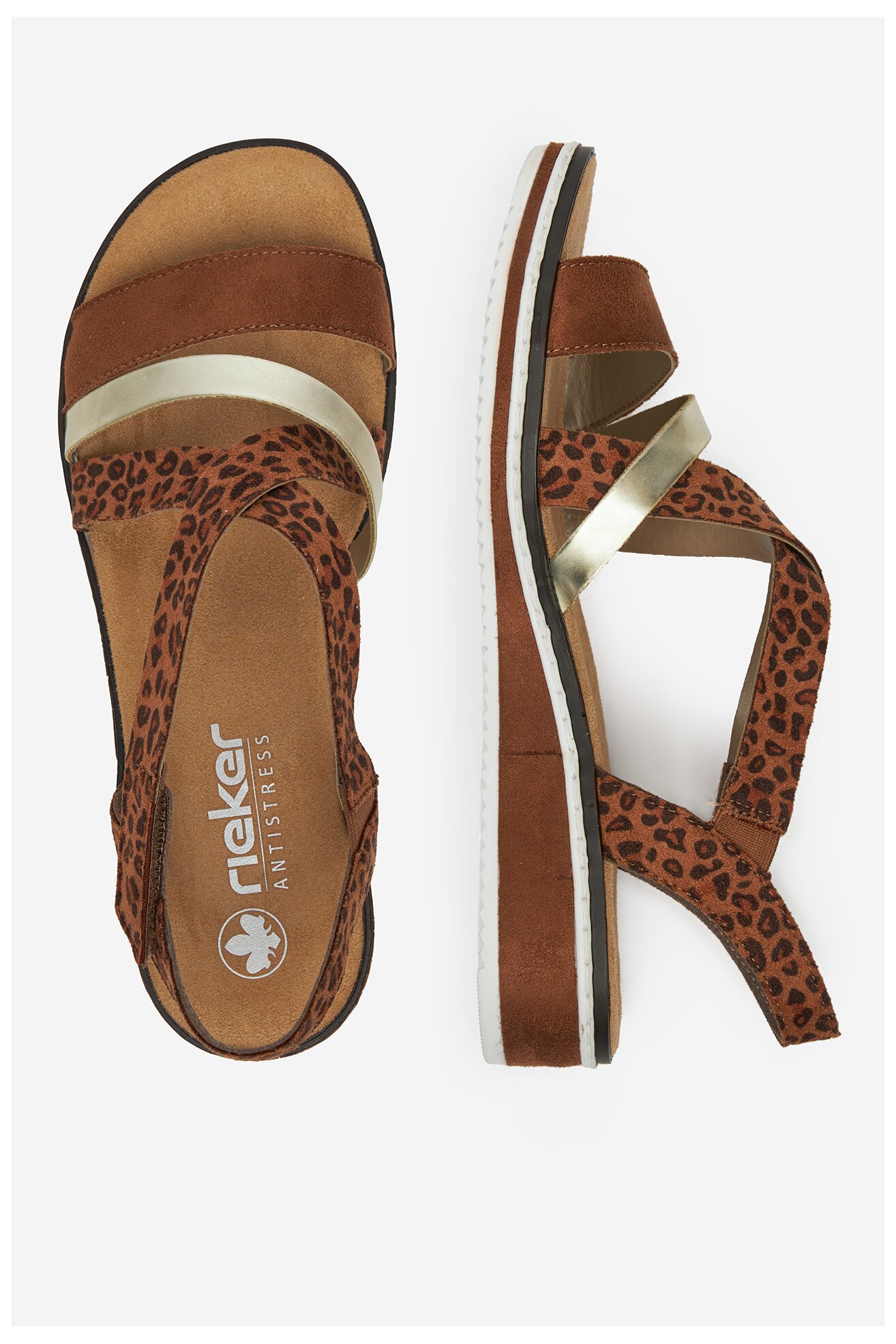 Szandál Rieker V3663-24 BARNA