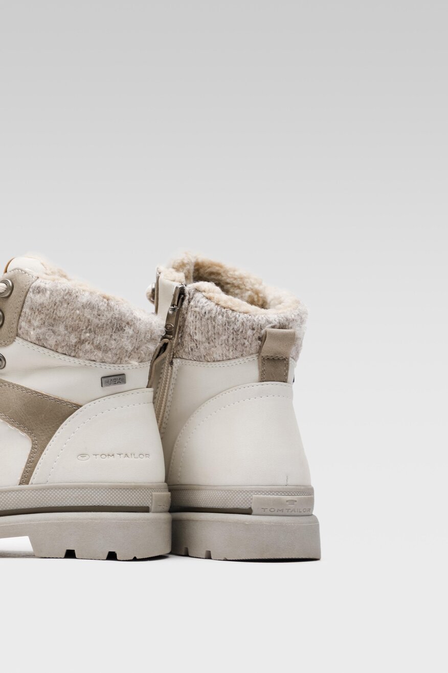 
                Tom Tailor - Trzewiki białe - 5904862061764