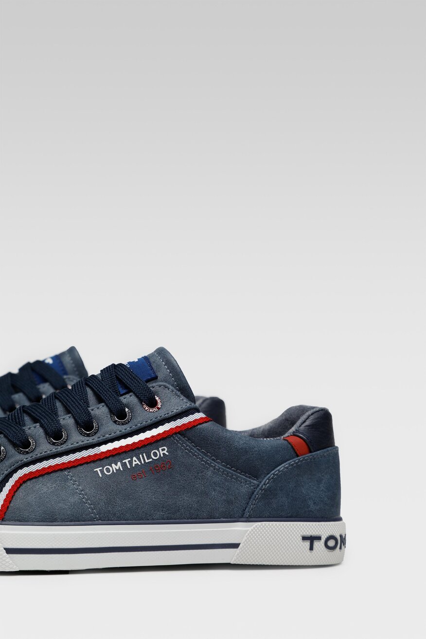 
                Tom Tailor - Półbuty niebieskie sznurowane - 5904248543839
