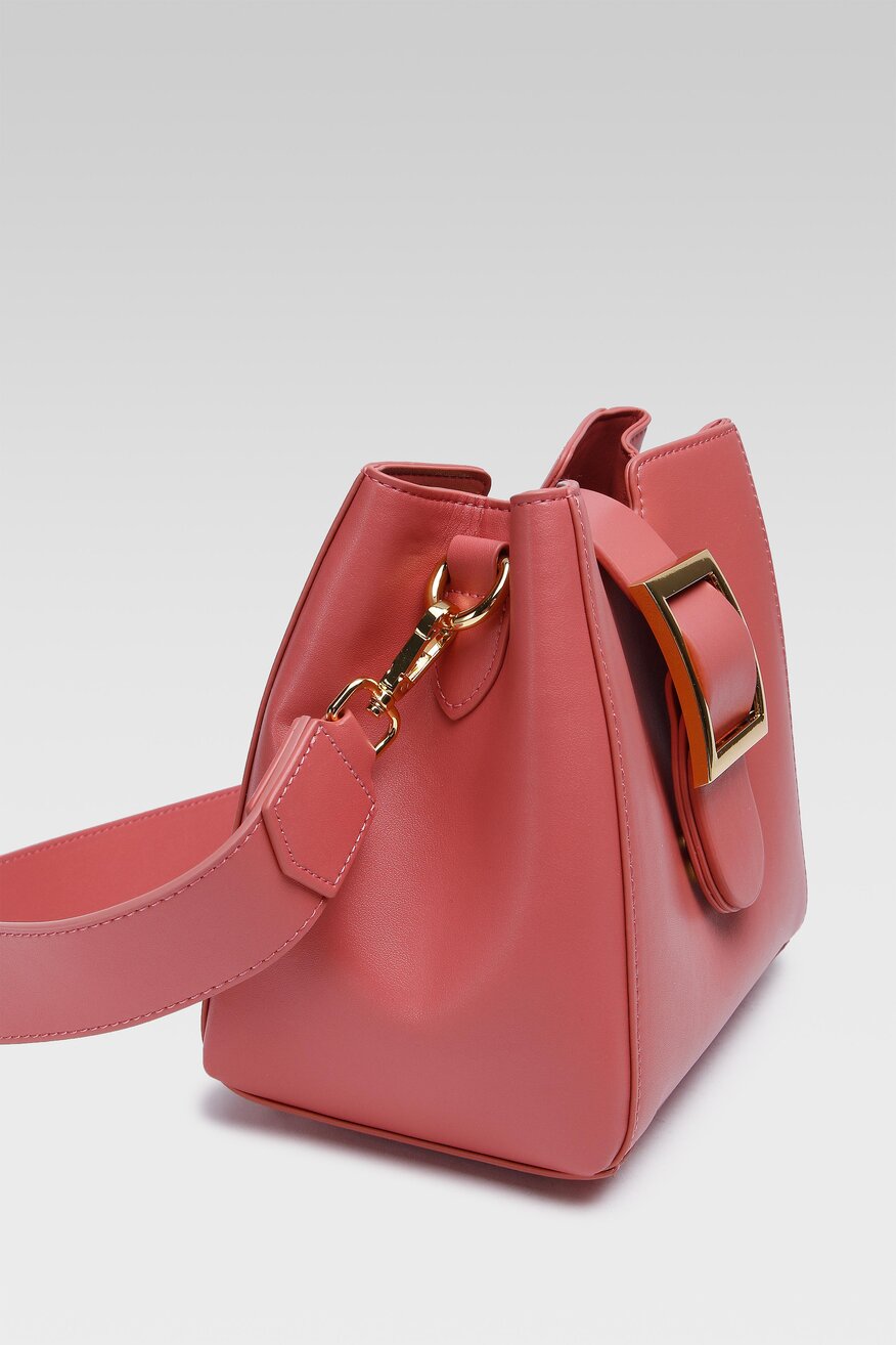 
                Sergio Bardi - Torebka skórzana różowa - 5904248800796