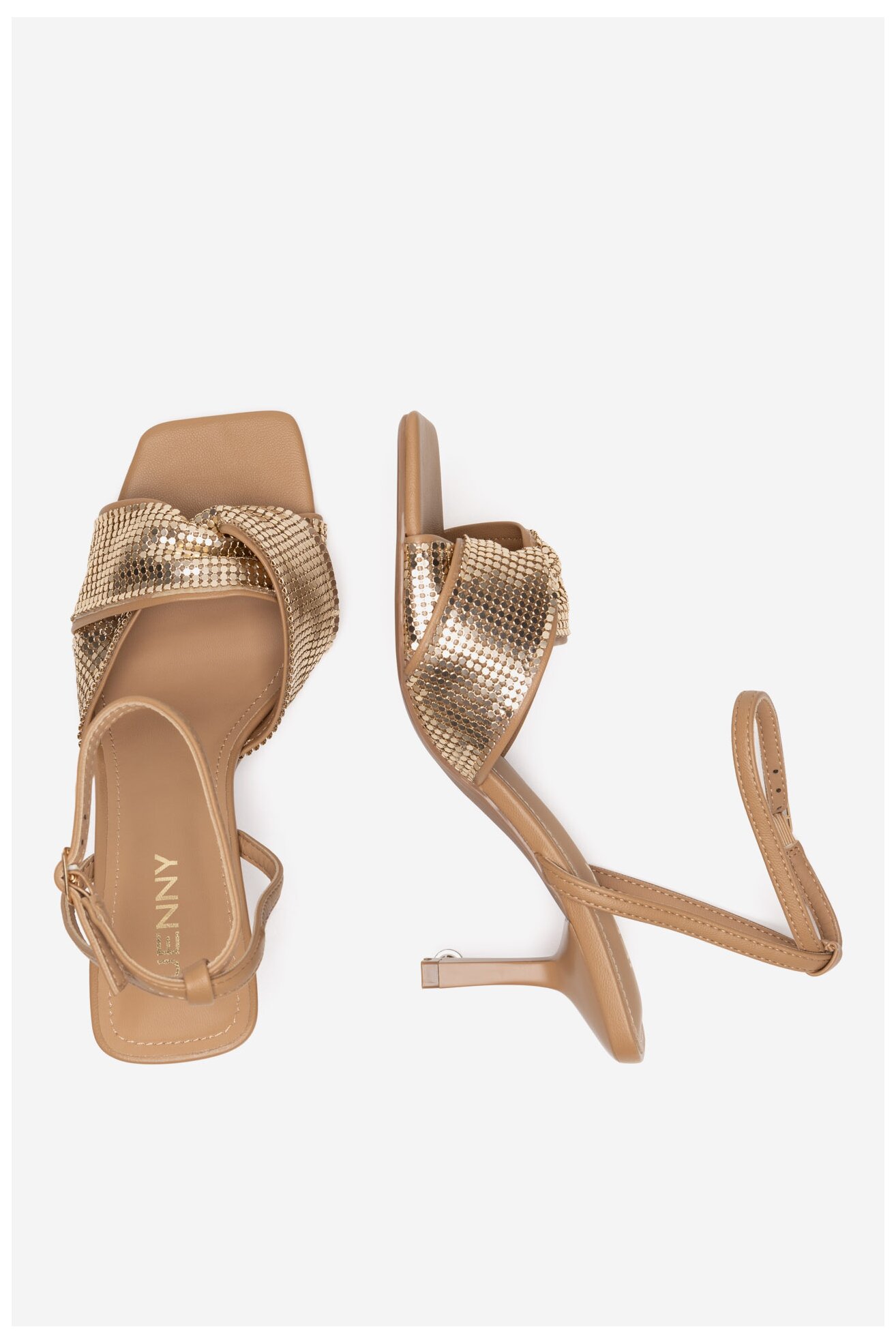 Sandały Jenny R25SS01647 Camel