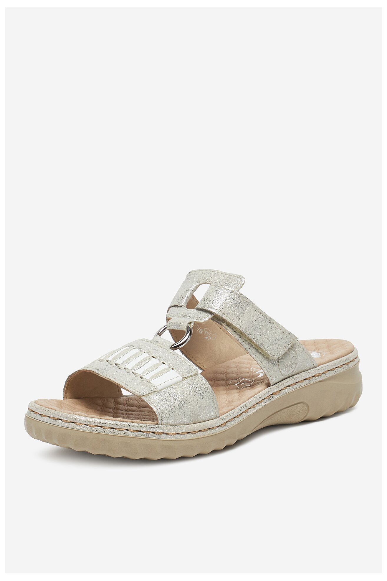 Șlapi Rieker 60481-40 ARGINTIU