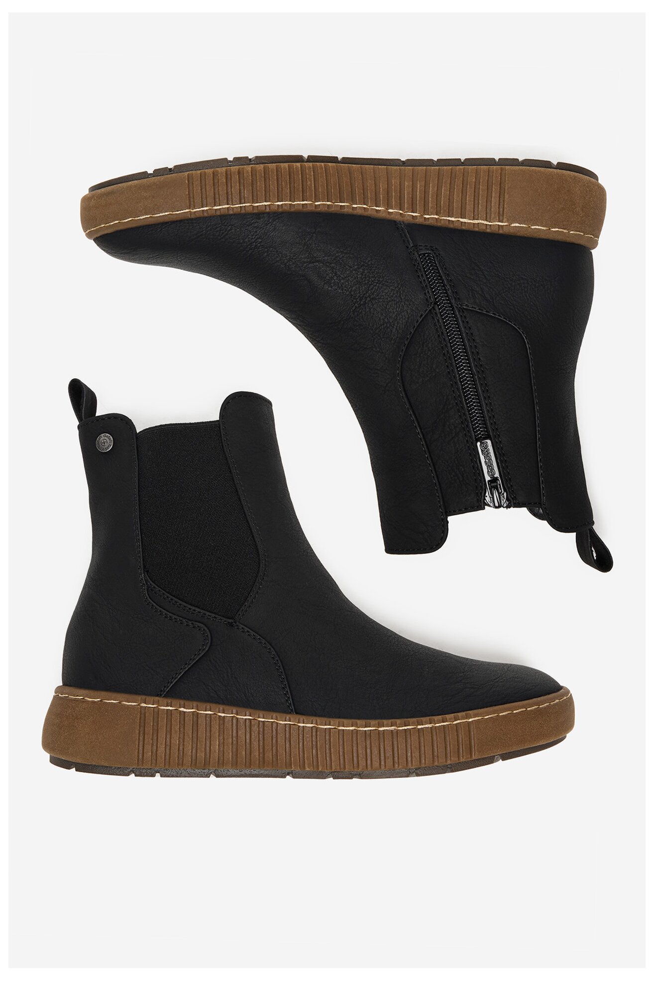 Bokacsizma Go Soft CEO-WS5586-07 FEKETE