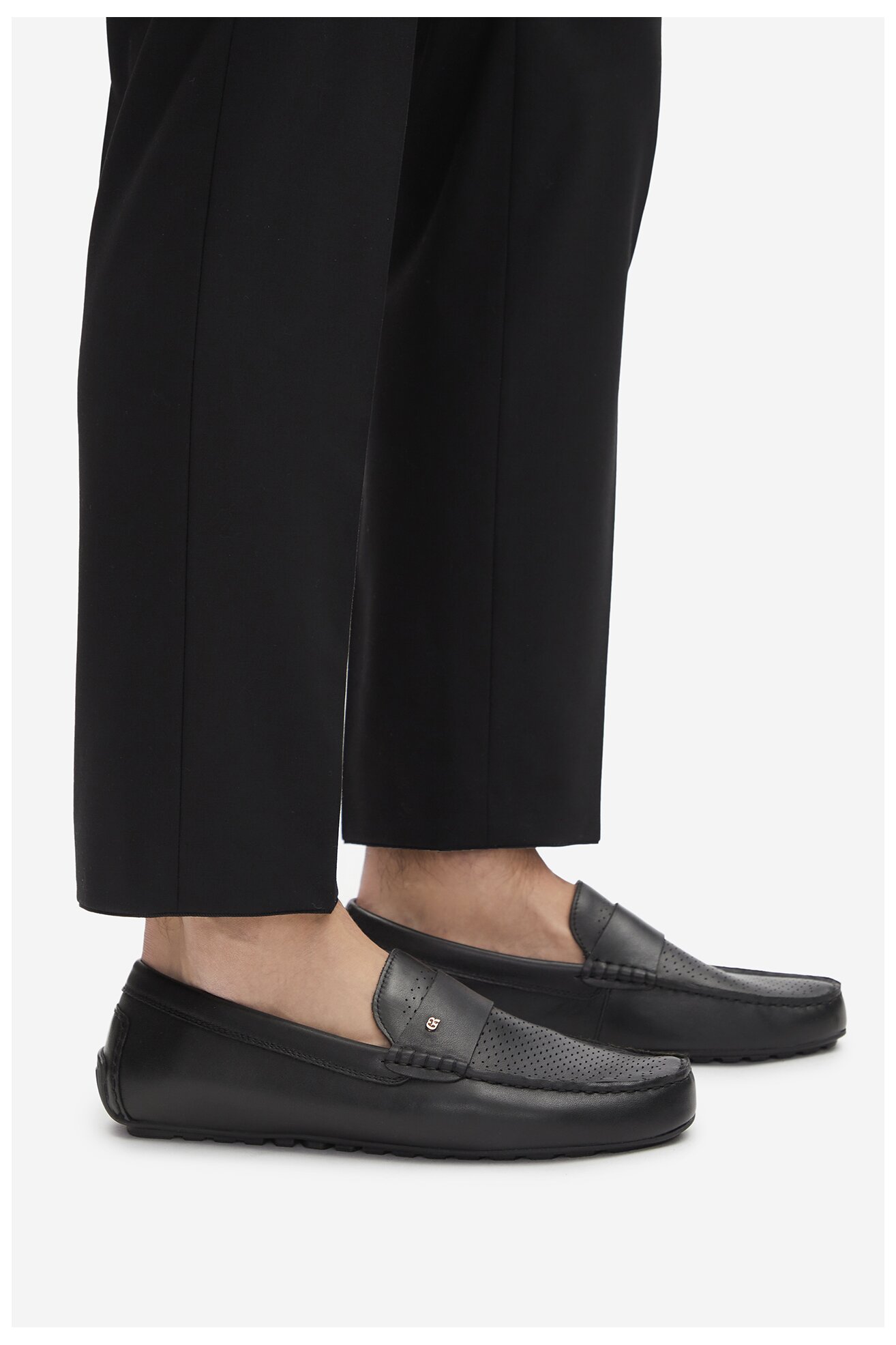 Mokasíny Gino Rossi LUIGI-02 125AM ČERNÁ