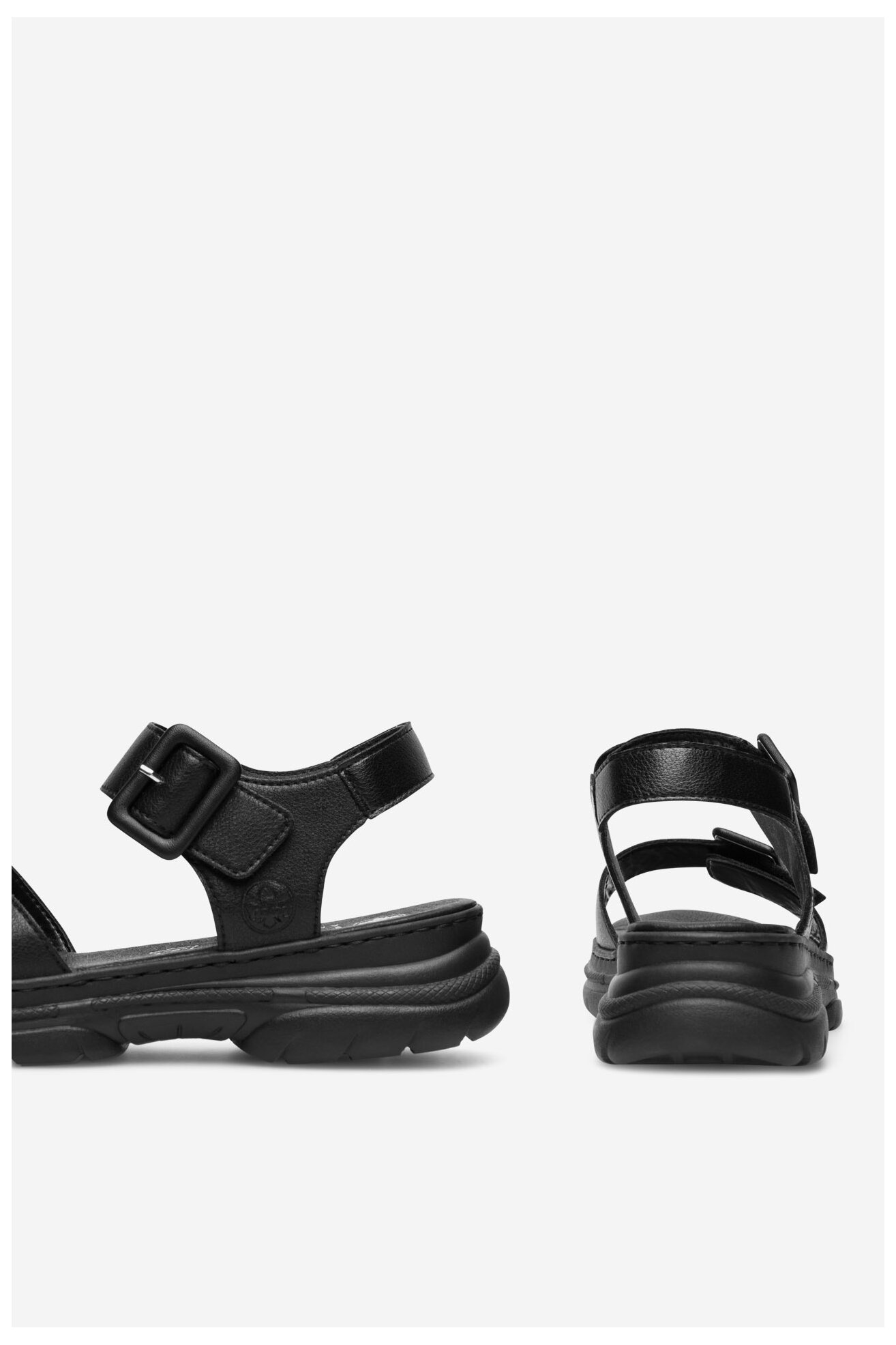 Sandały Rieker 66680-00 Czarny