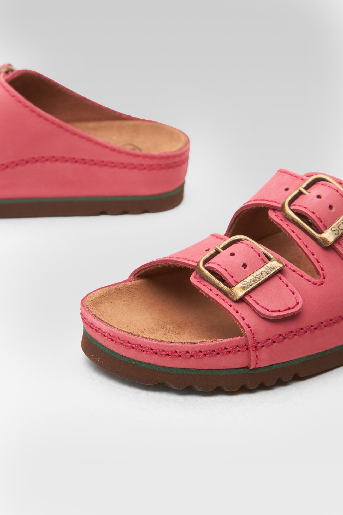 Klapki Scholl F21531 AIR BAG MED 1014 Różowy