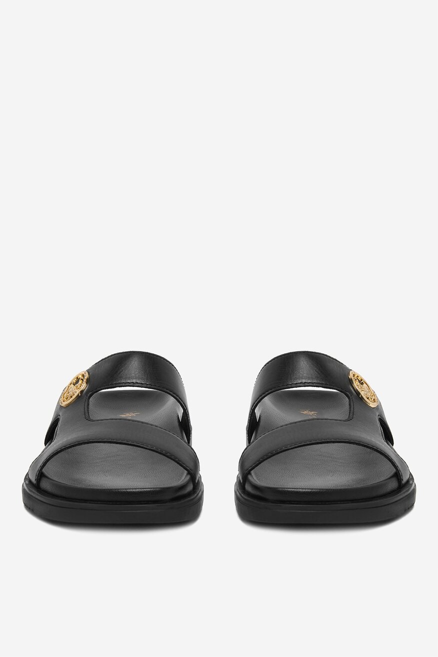 
                Beverly Hills Polo Club - Klapki skórzane - 5906751898925