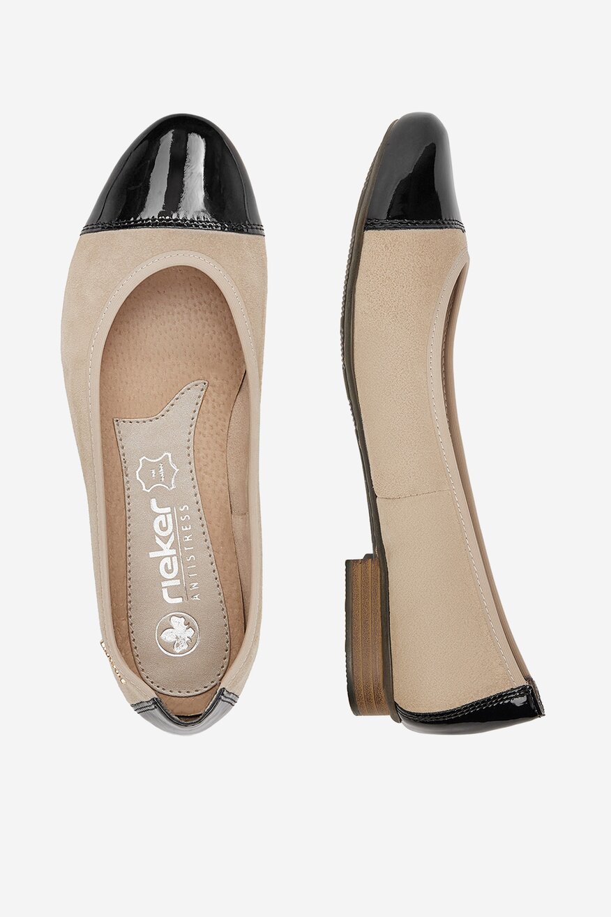 
                Rieker - Baleriny zamszowe - 2230074044374