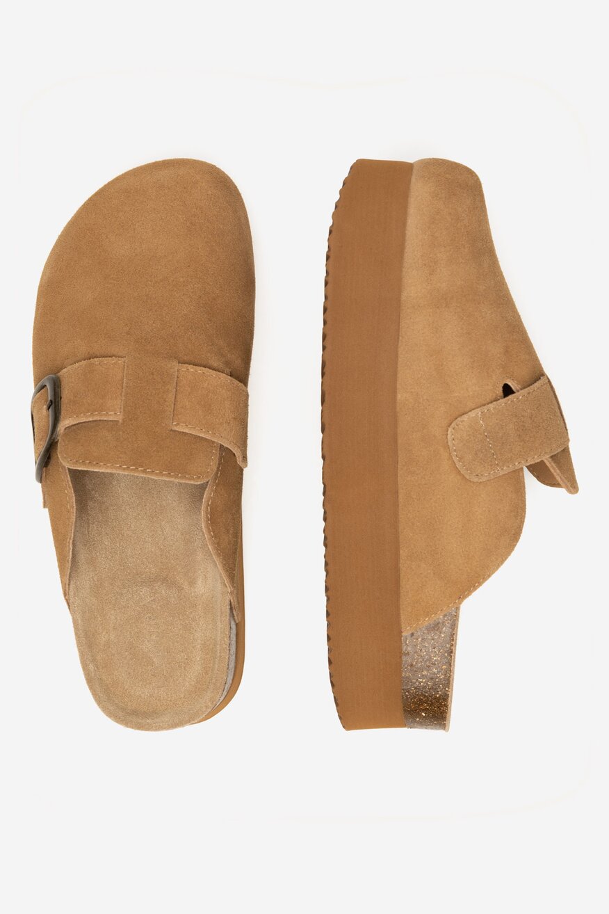 Badura - Mule zamszowe - 5905588985983