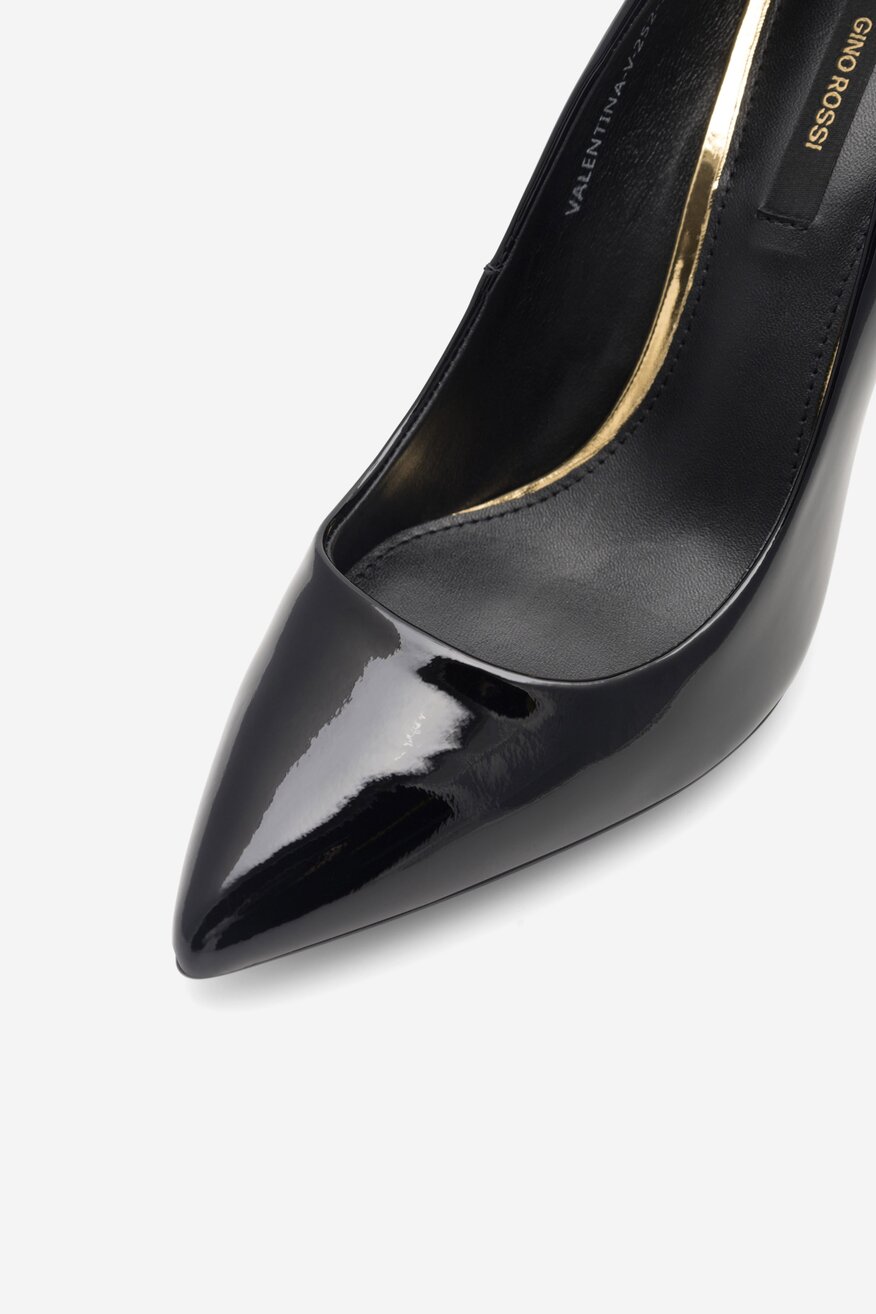 
                Gino Rossi - Czółenka skórzane na szpilce - 5905588079873