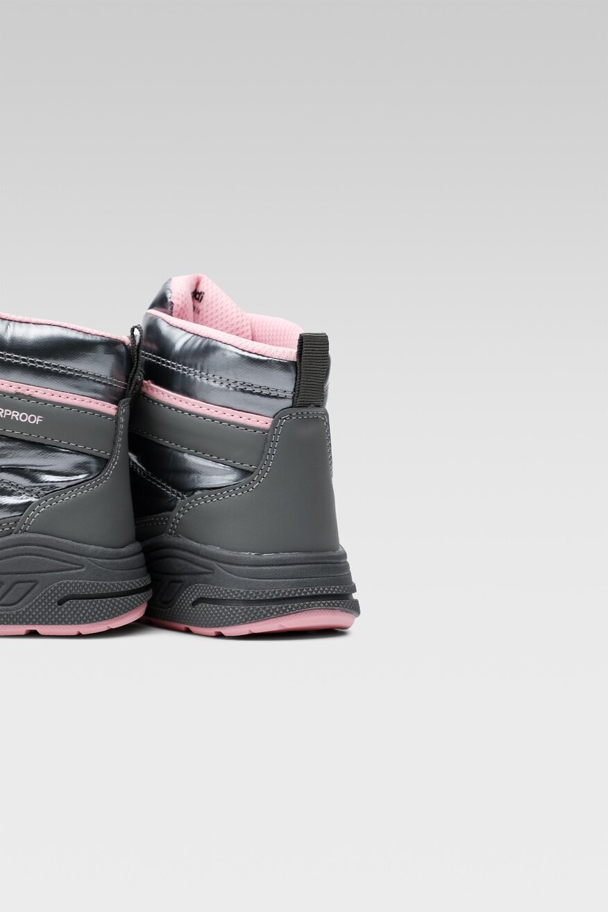 
                SPRANDI EARTH GEAR - Kozaki srebrne - 5904862390161