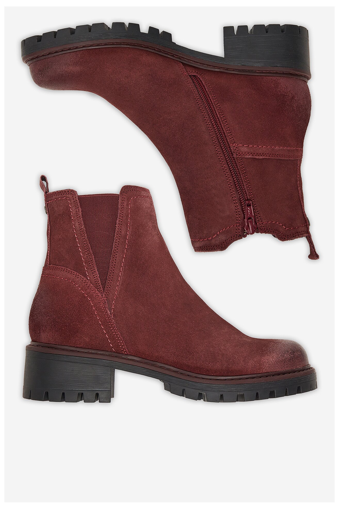 Kratke čizme Lasocki CEO-WI16-D-466-02 BORDO