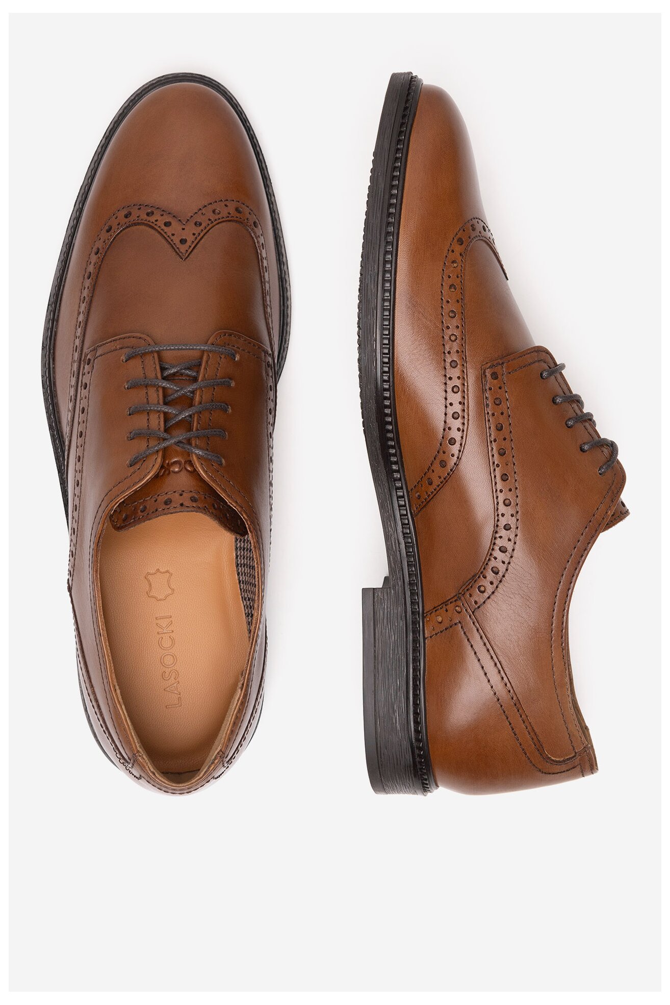 Половинки обувки Lasocki NORBERT-02 MB СВЕТЛОКАФЯВ