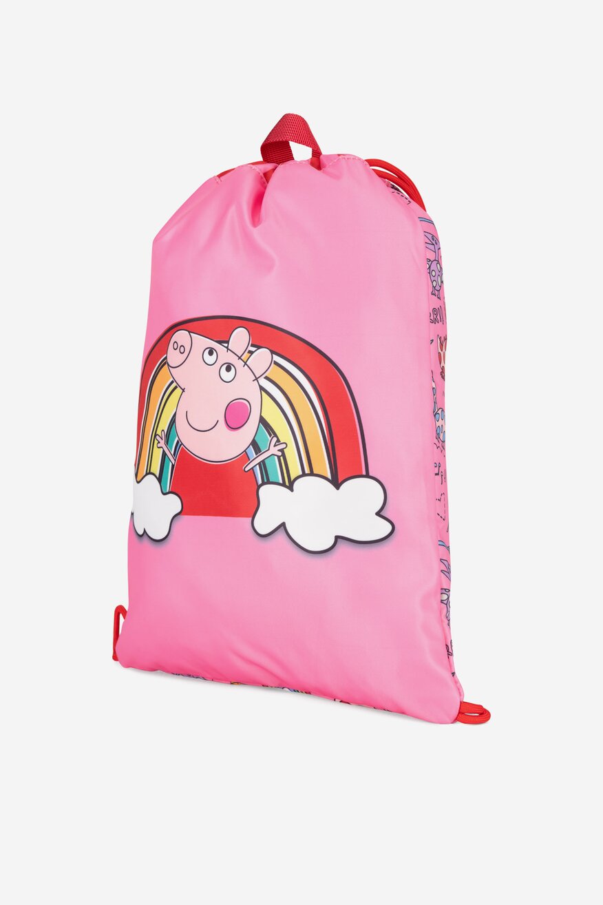 Săculeț pentru încălțăminte PEPPA PIG ROZ - 5905588991816