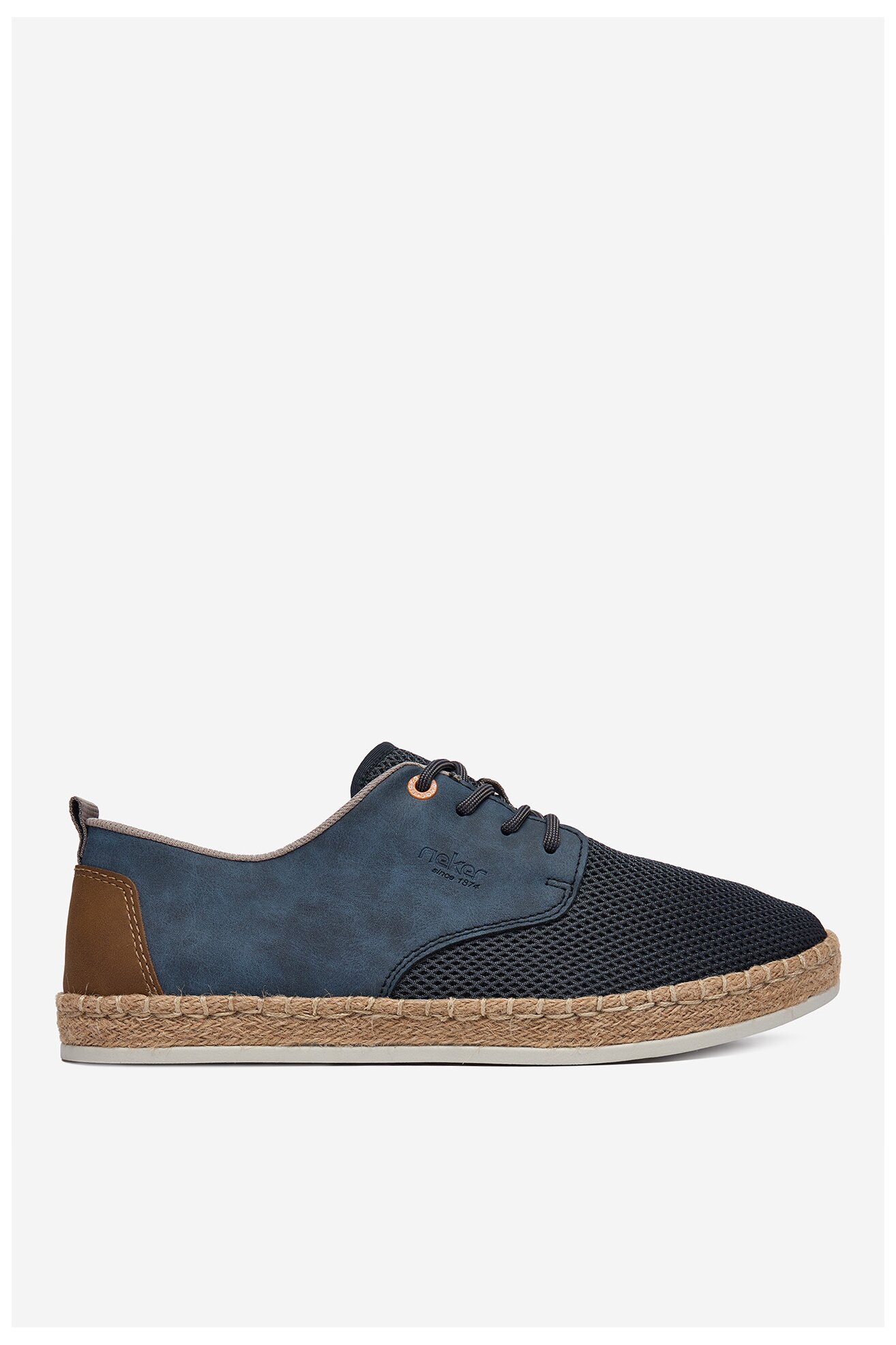 Espadryle Rieker CEO-B2648-14 Jeansowy