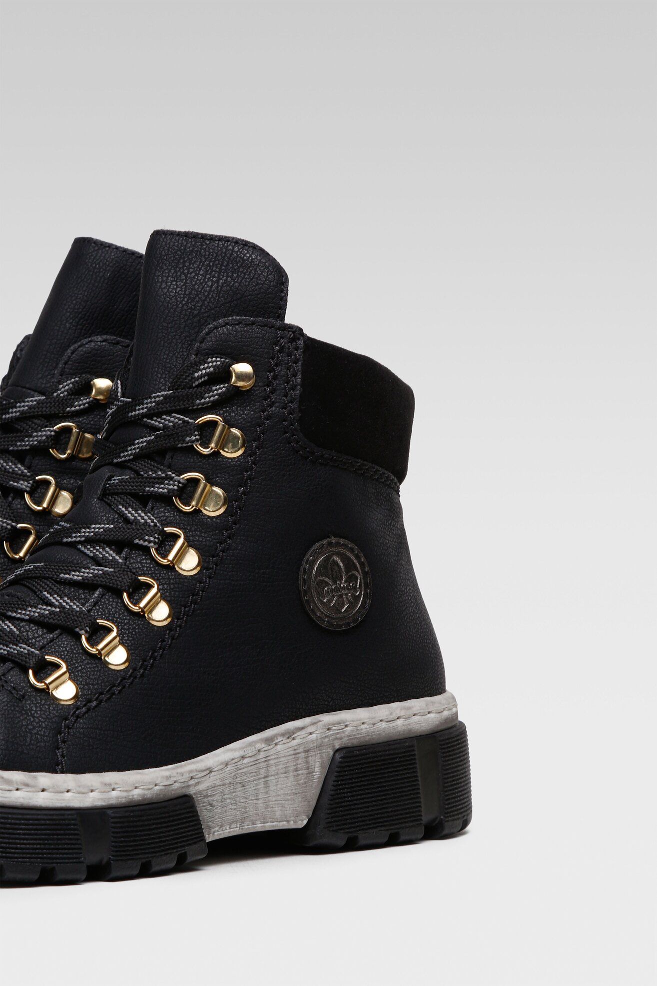 Trzewiki Rieker X8633-01 Czarny