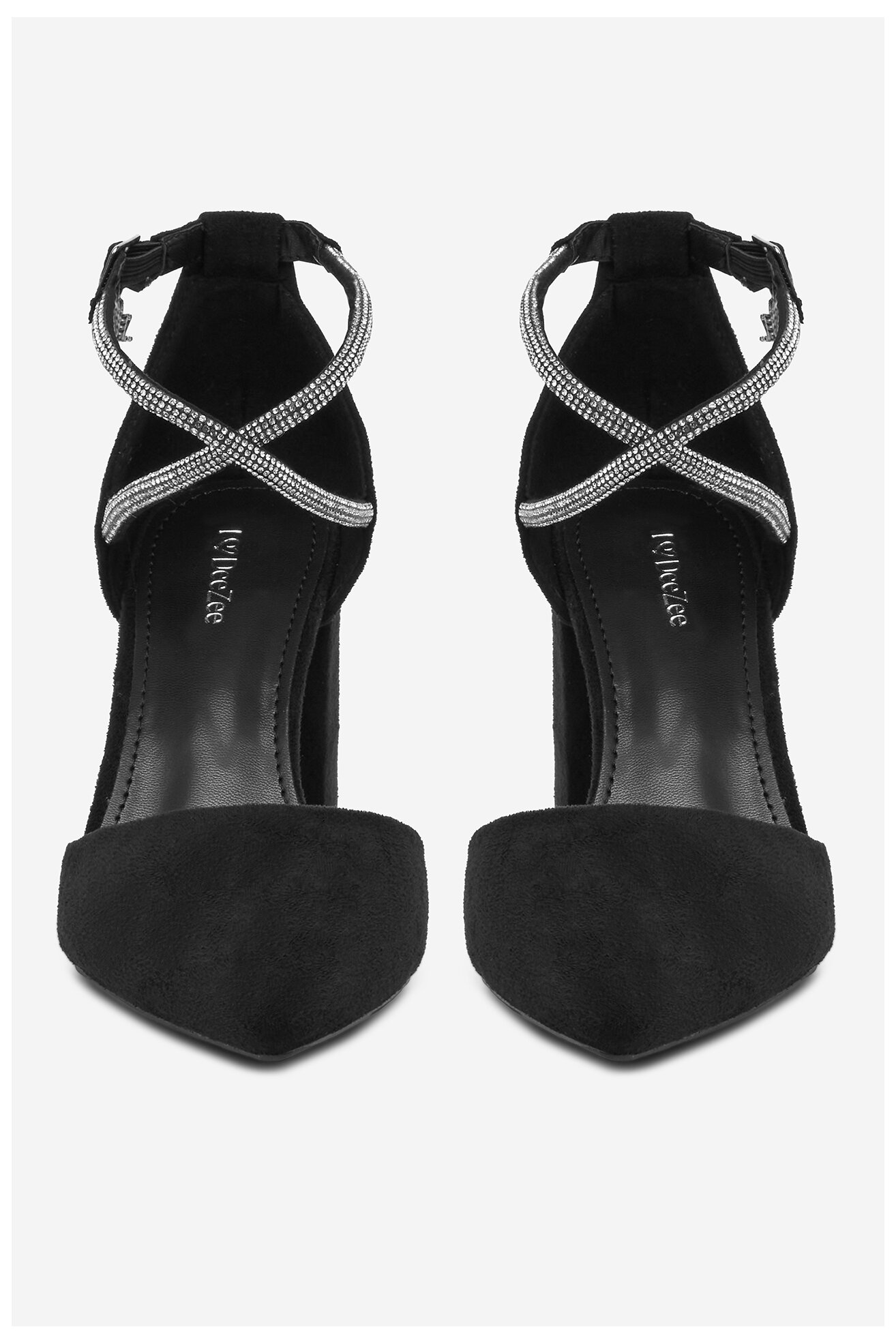 Czółenka DeeZee BG-88416-1 Czarny