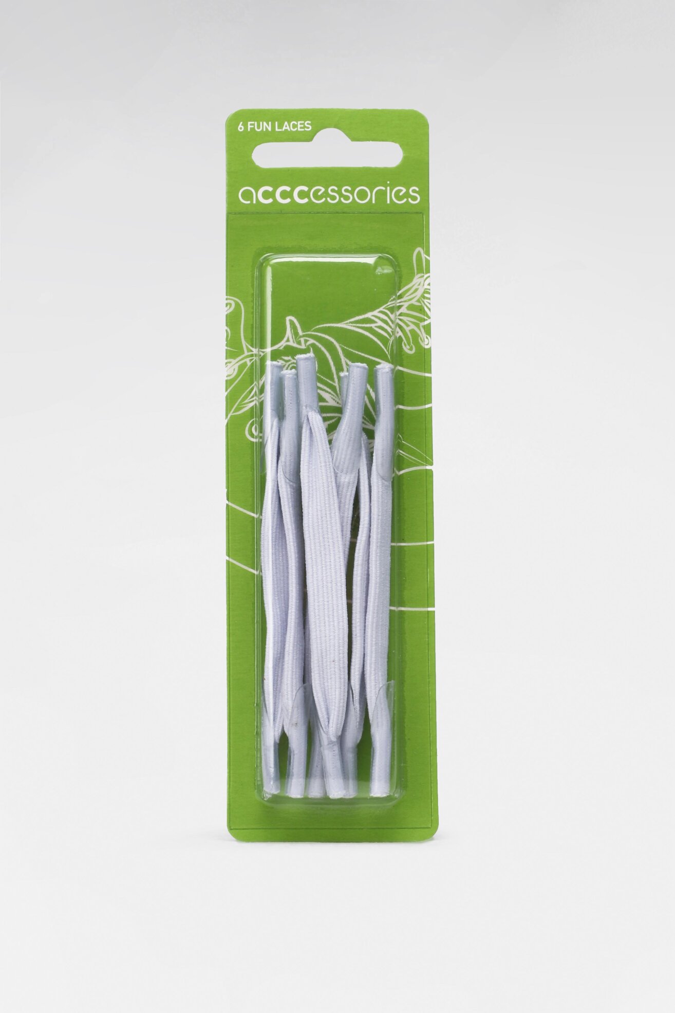 Sznurowadła ACCCESSORIES SZNUROWADŁA GUMOWE 550 Biały