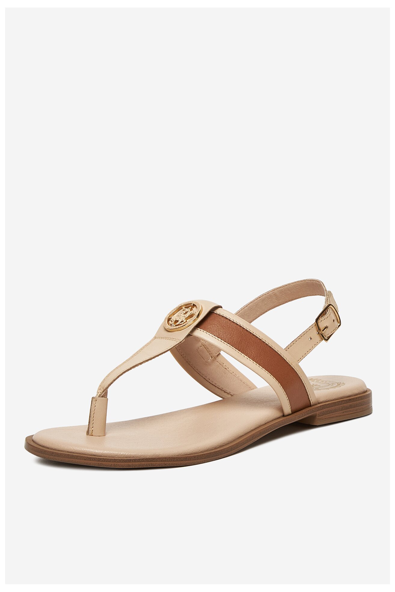 Sandały Beverly Hills Polo Club WI16-BAGA-03 Camel