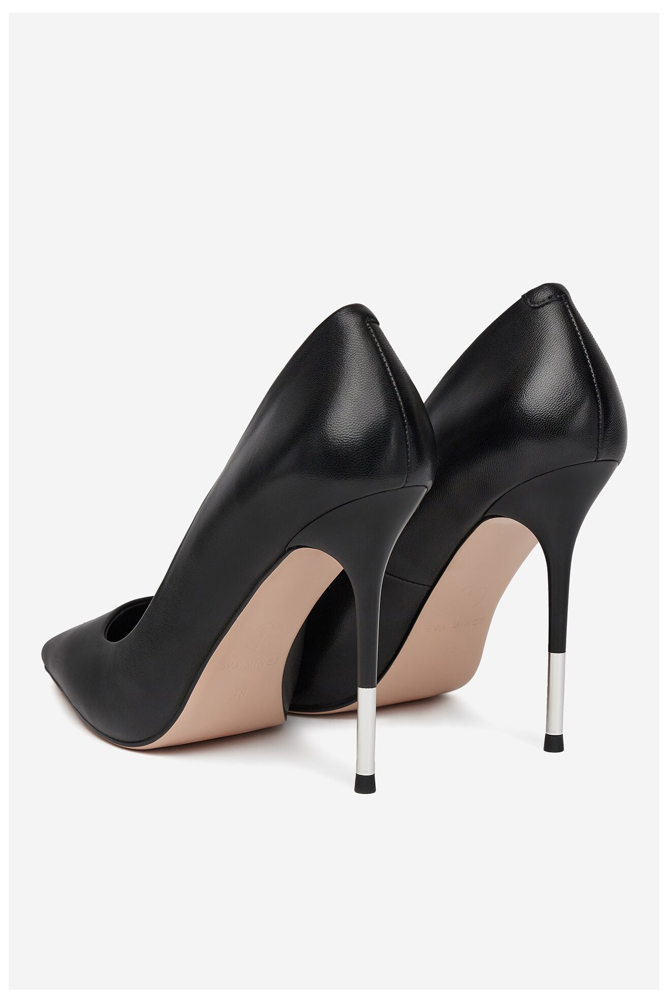 Czółenka EVA MINGE THYME-LT934-35 Czarny