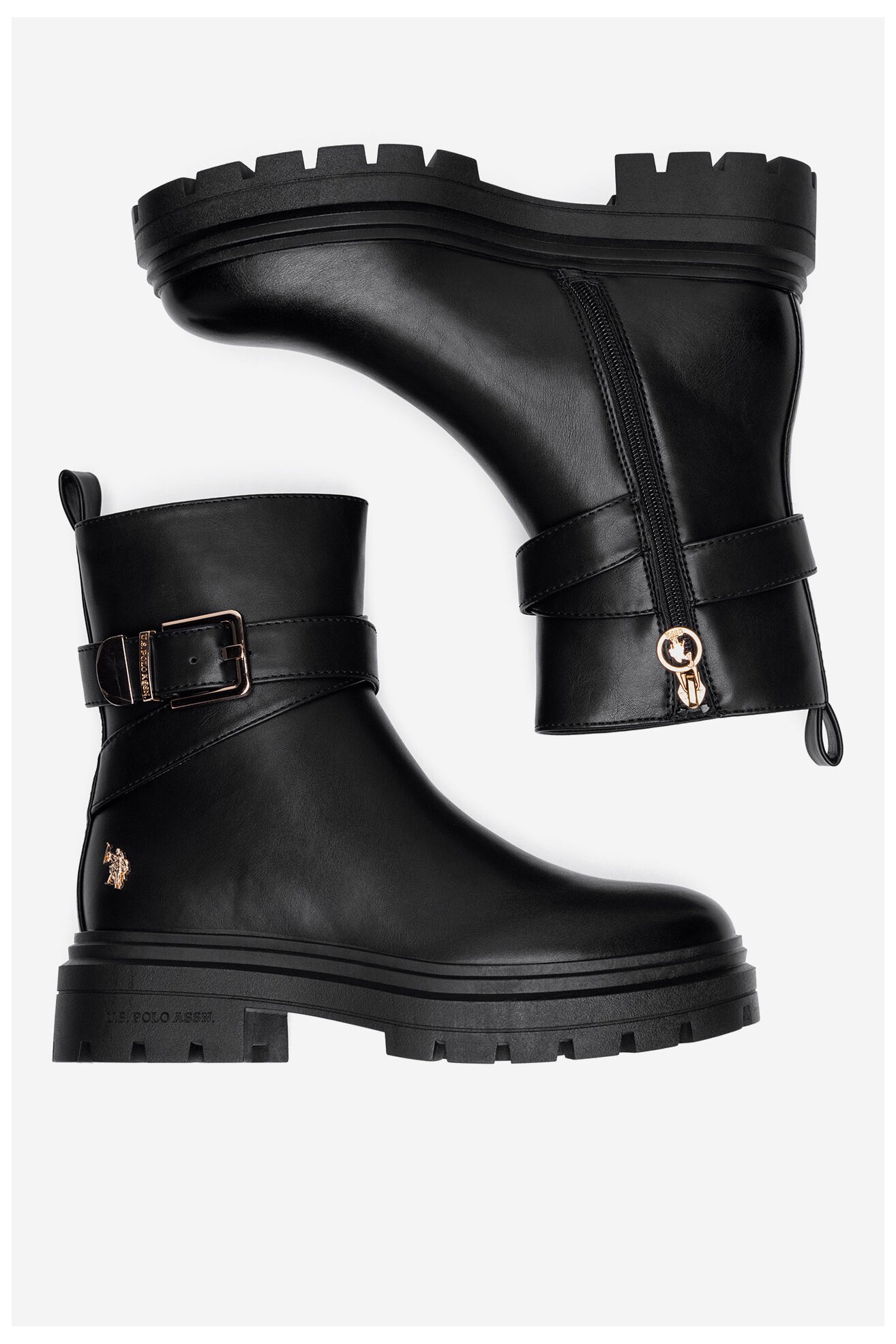 Botki U.S. POLO ASSN. ALICJA004W/DY1 Czarny