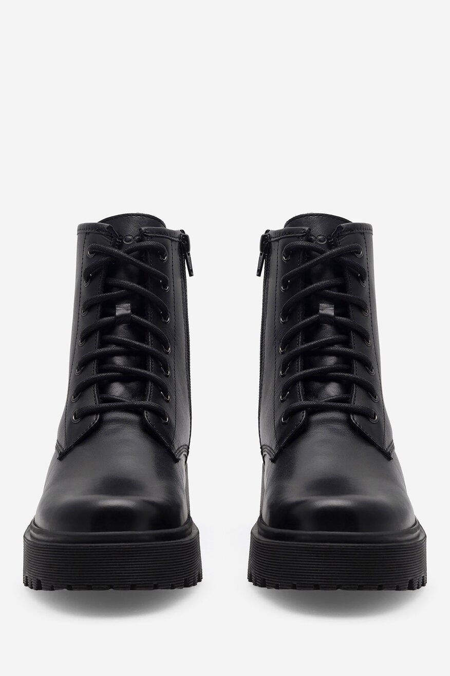 Lasocki - Trzewiki skórzane ocieplane - 5905588734178