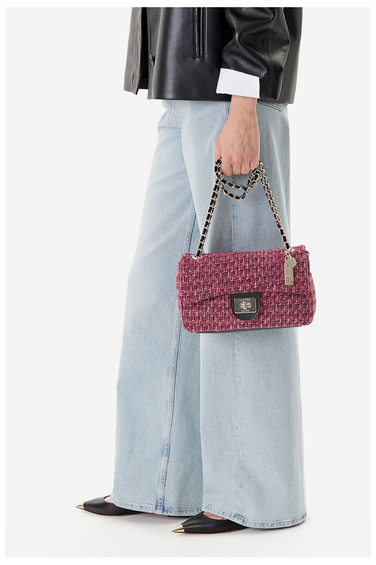 Torebka NINE WEST EO-HUDSON-HARMONY-LDA8004A Bordowy