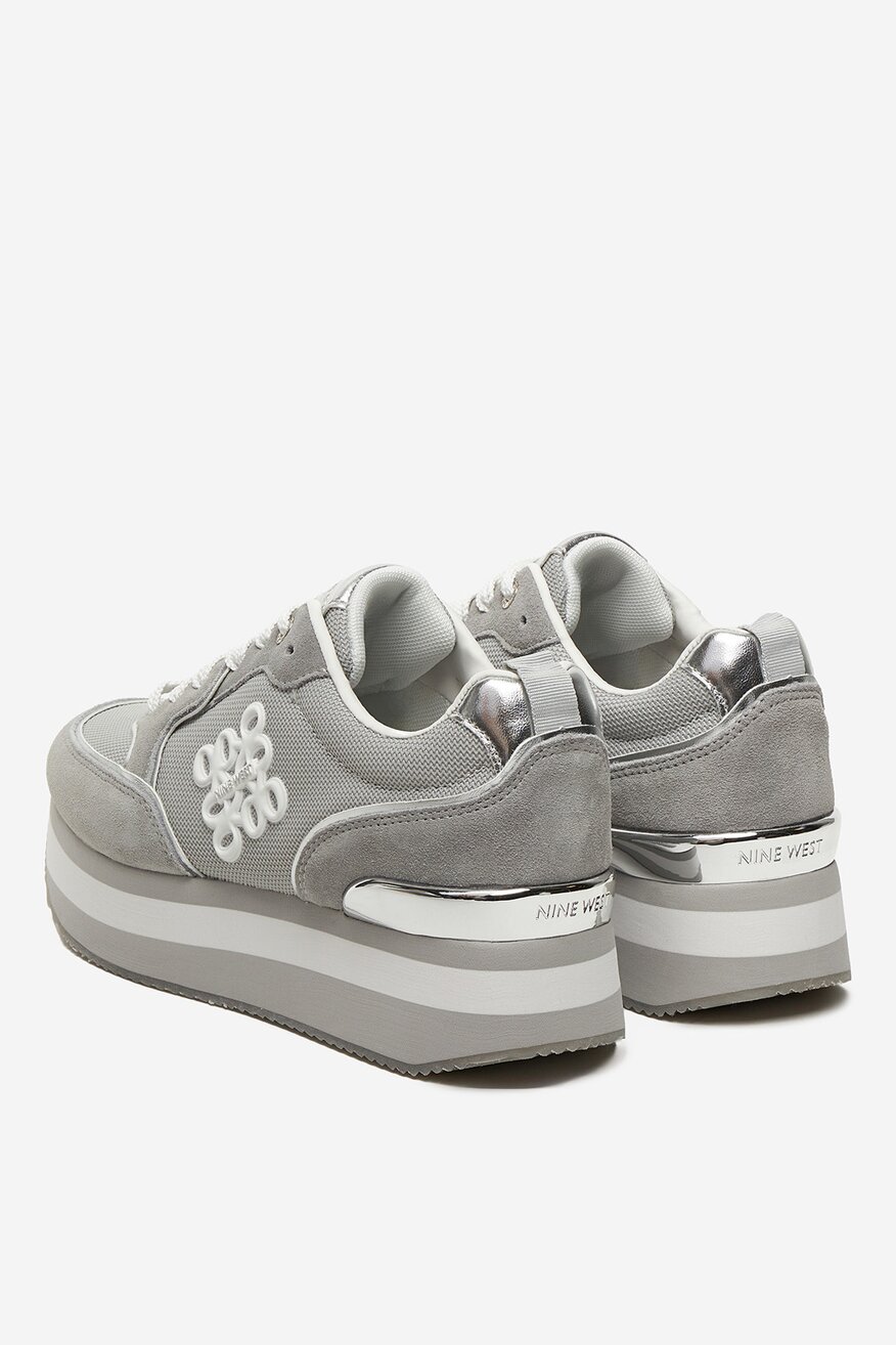 Sneakerși NINE WEST ARGINTIU - 5906751159590