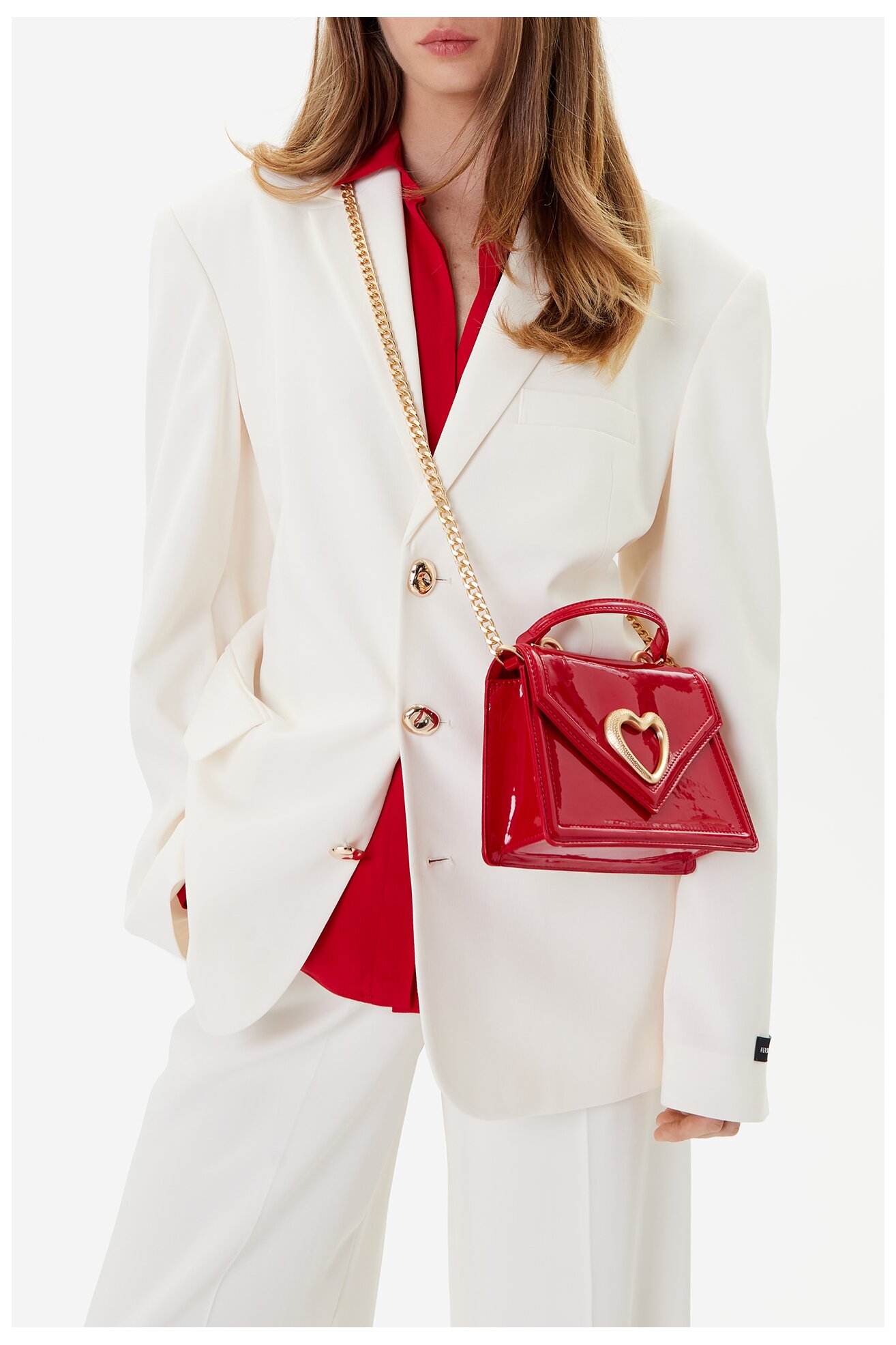 Geantă de mână EVA MINGE EO-ALORA-KY162-1 ROŞU