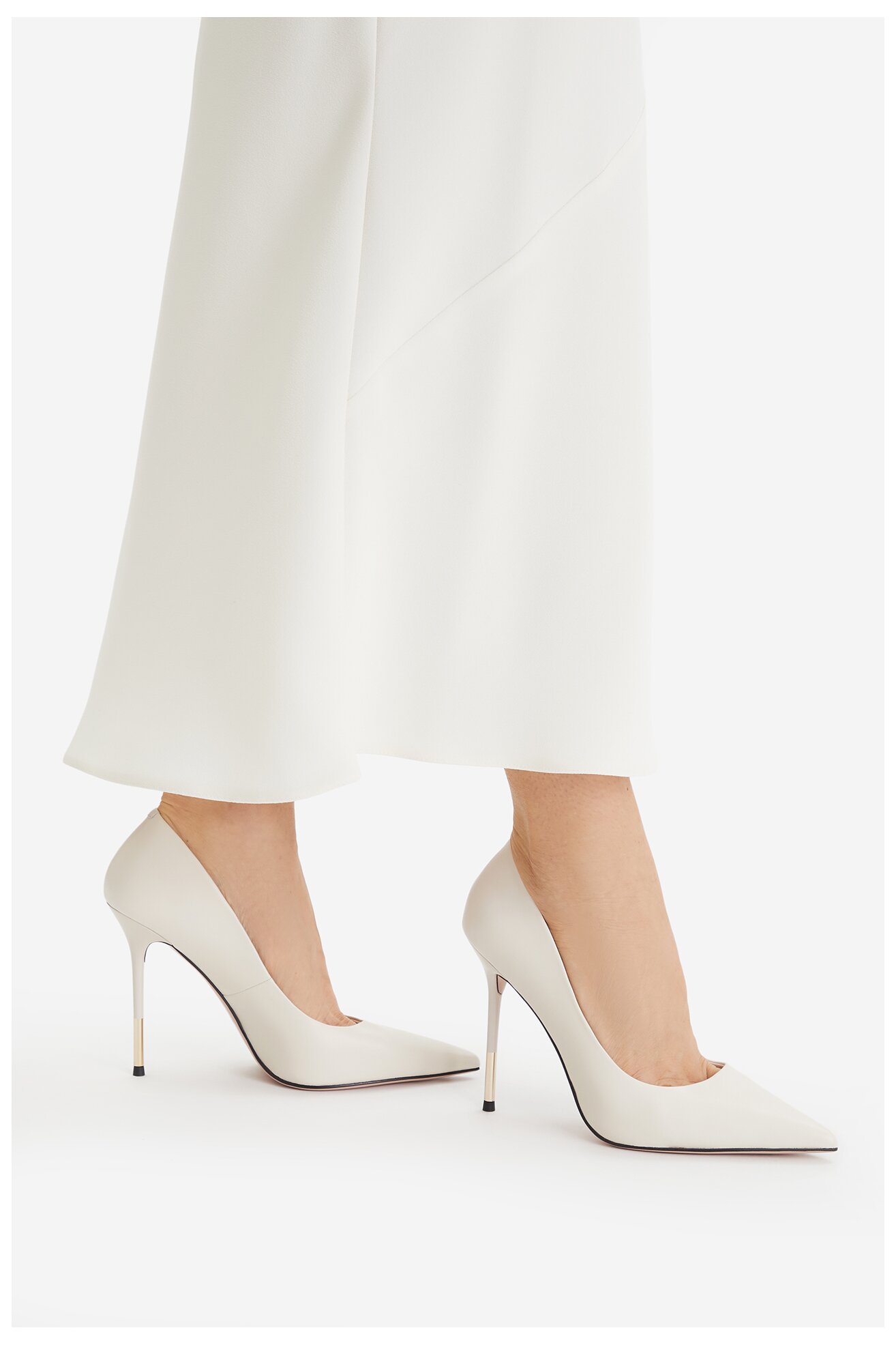 Czółenka EVA MINGE THYME-LT934-35 Biały