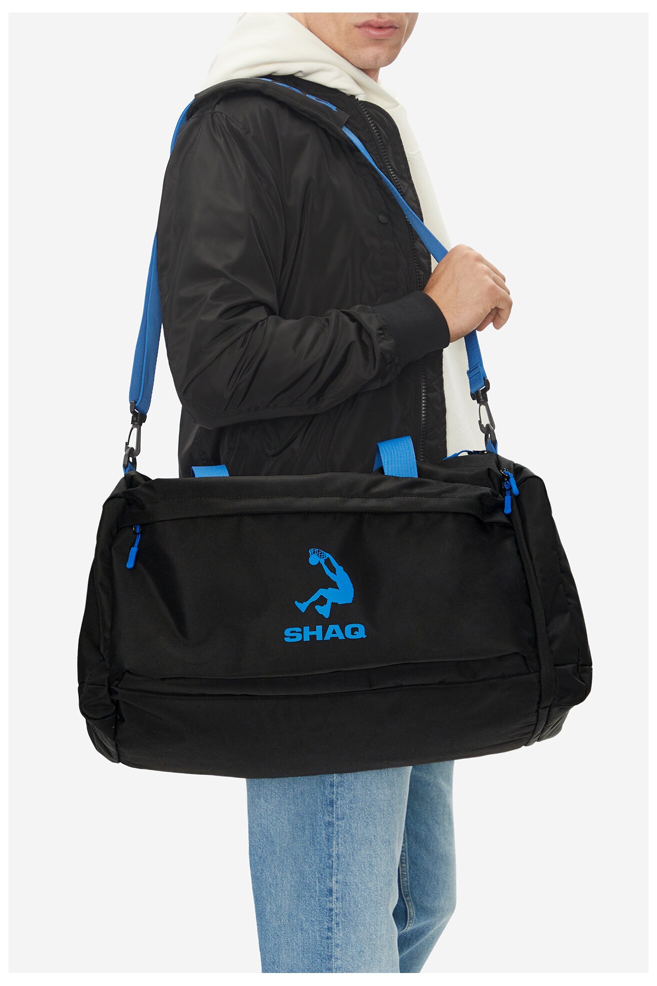 Férfi táska SHAQ SHAQ-P-007-07 FEKETE