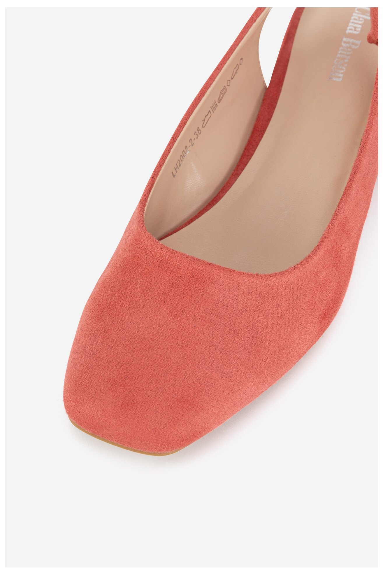 Lodičky Clara Barson LH2002-2 SVĚTLE ČERVENÁ