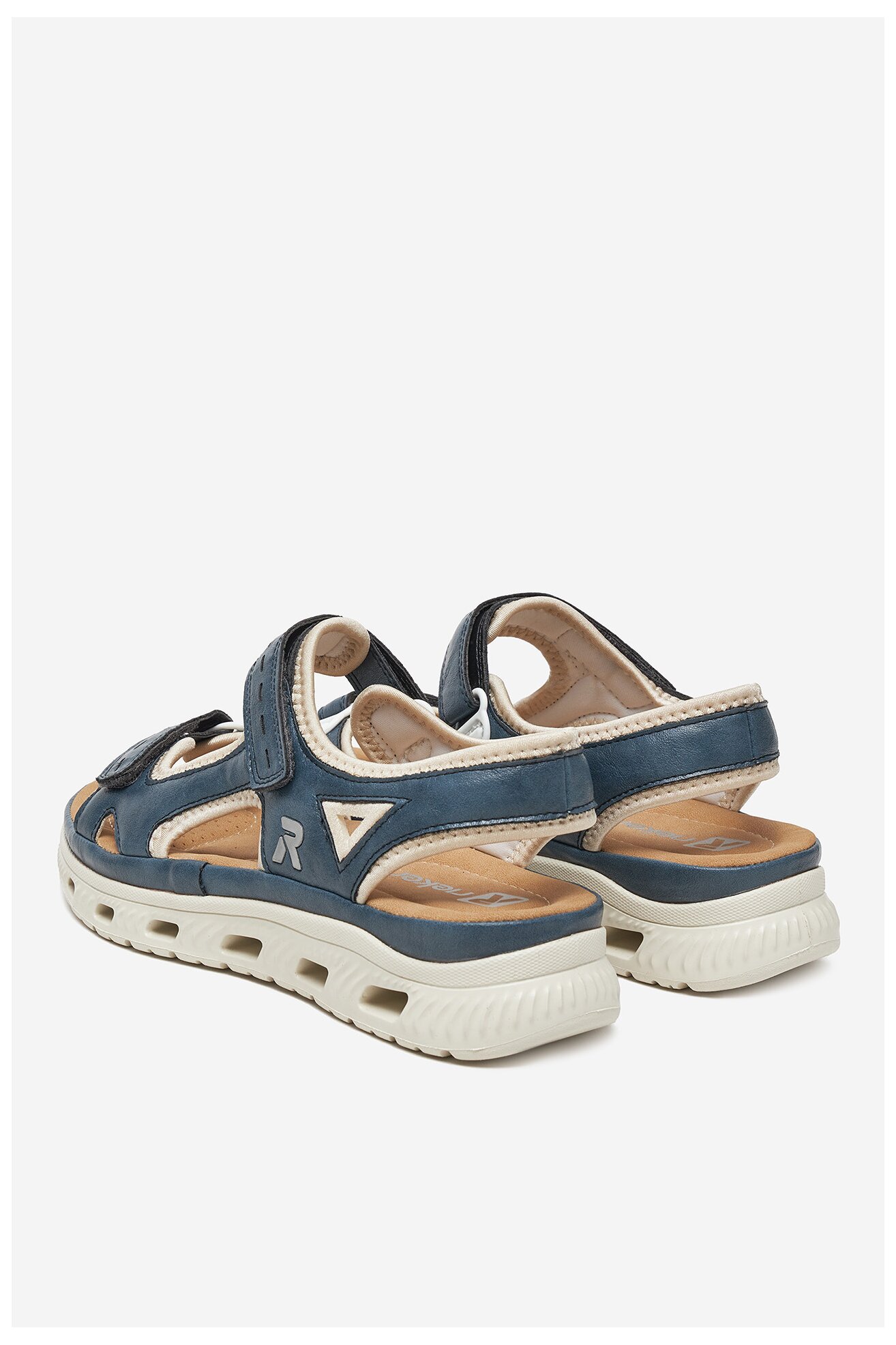 Sandały Rieker 64066-14 Niebieski