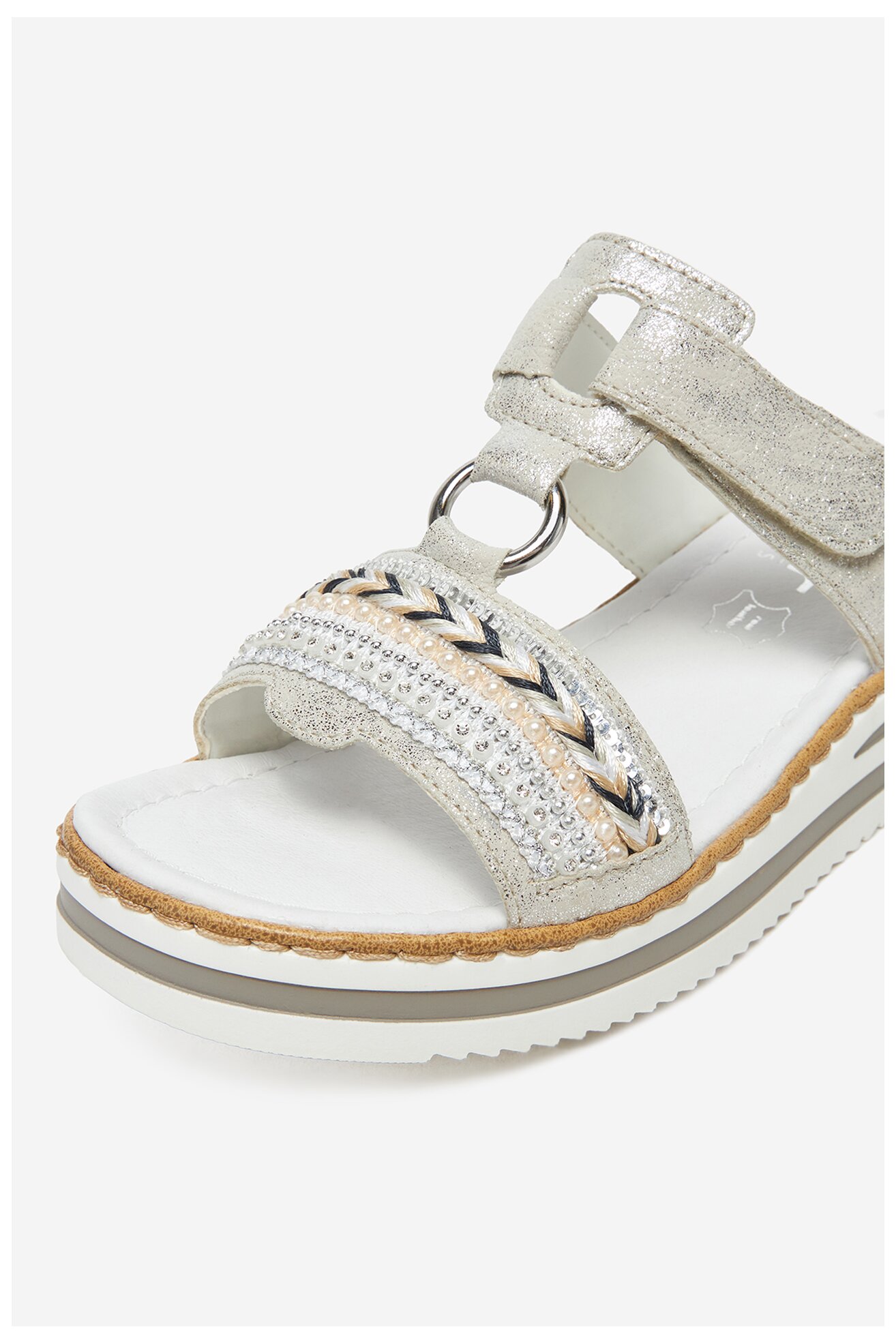 Șlapi Rieker V02M6-40 ARGINTIU