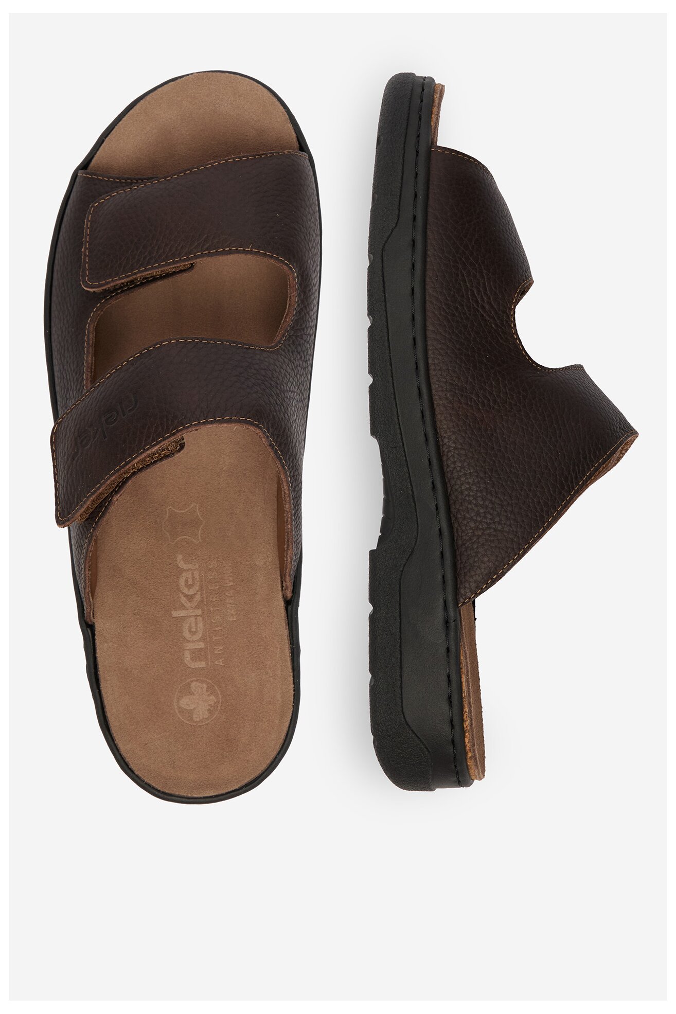 Klapki Rieker CEO-20390-24 Brązowy ciemny