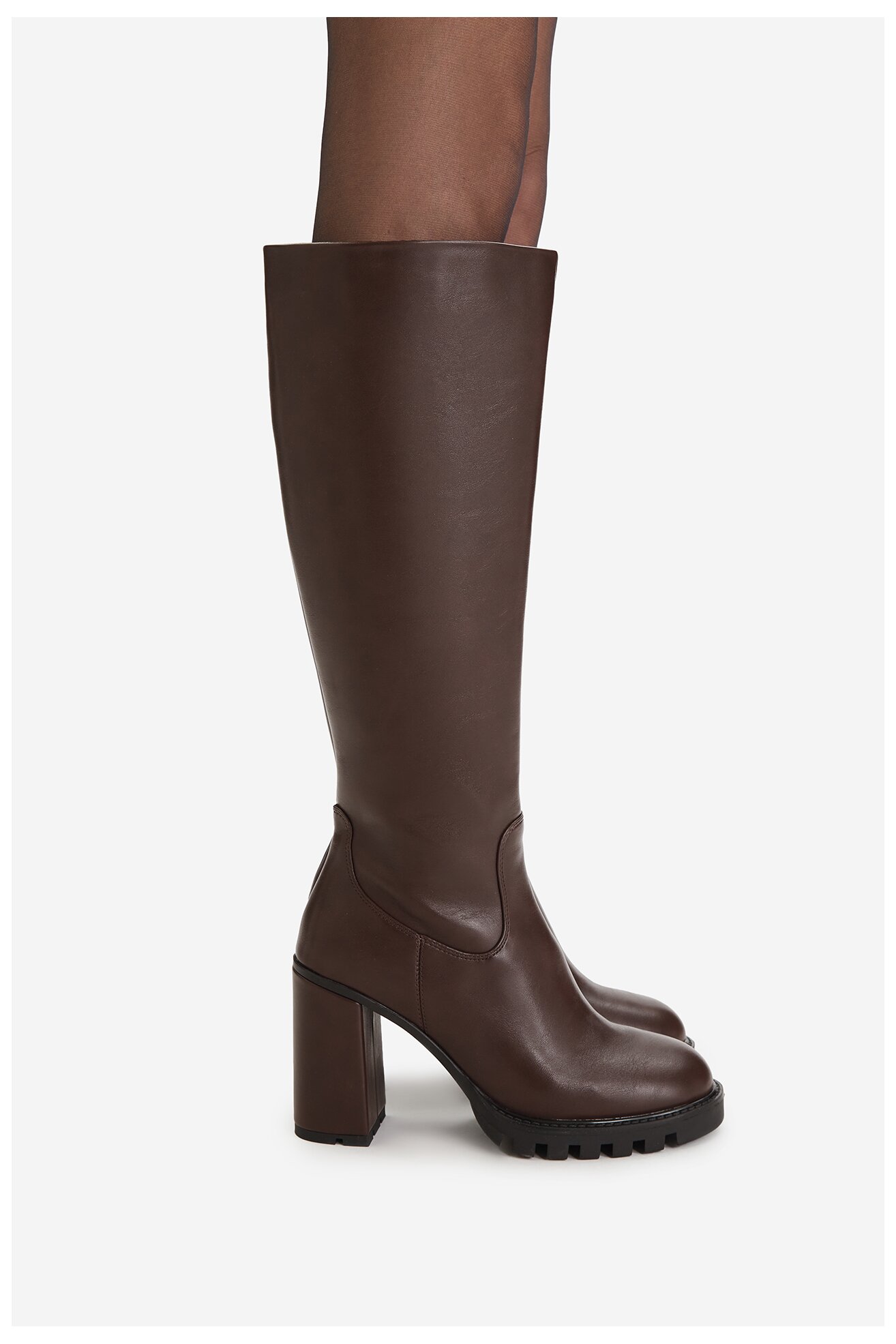 Kozaki NINE WEST CEO-HALA-01 Brązowy