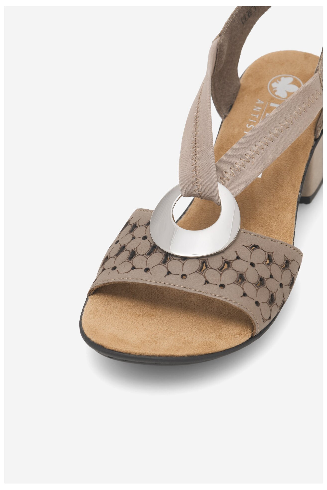 Sandały Rieker 64677-64 Szary