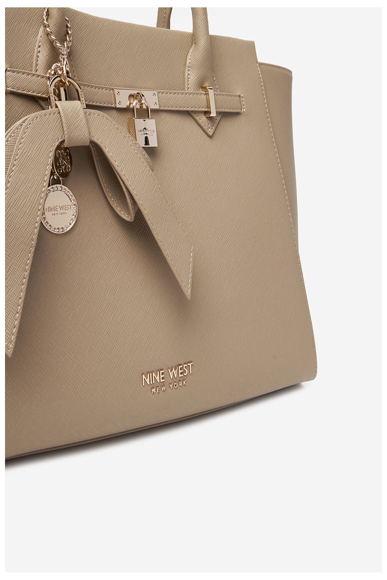 Kézitáska NINE WEST CEO-CHELSEA-CHARM-III-LX10186 BÉZS