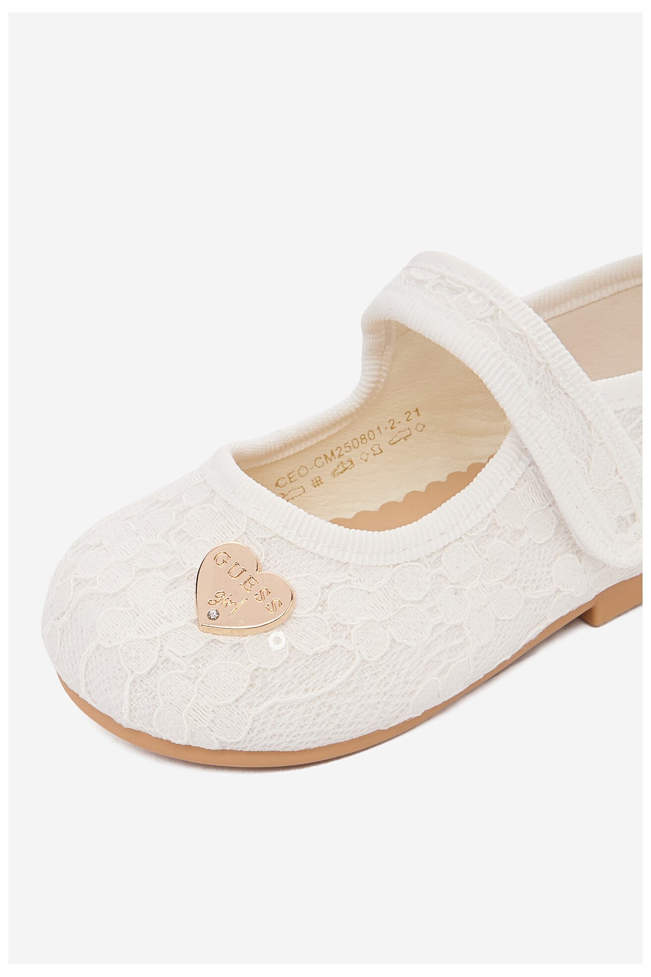 Baleriny GUESS CEO-CM250801-2 Biały