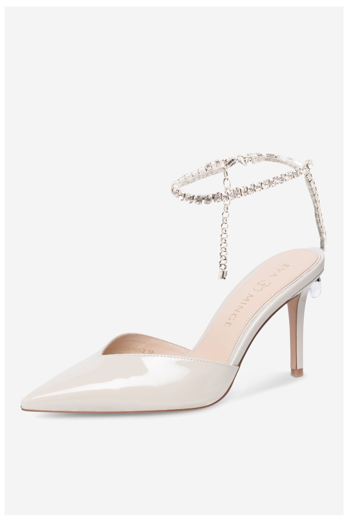 Czółenka EVA MINGE FLORENCIA-323-101-2 Beżowy jasny