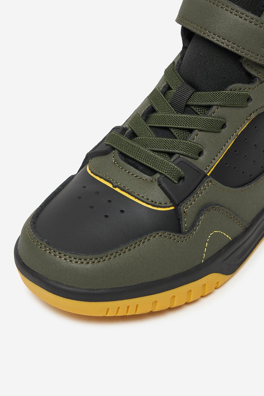 
                Šněrovací vyšší obuv Lasocki Young KHAKI - 5906751265895