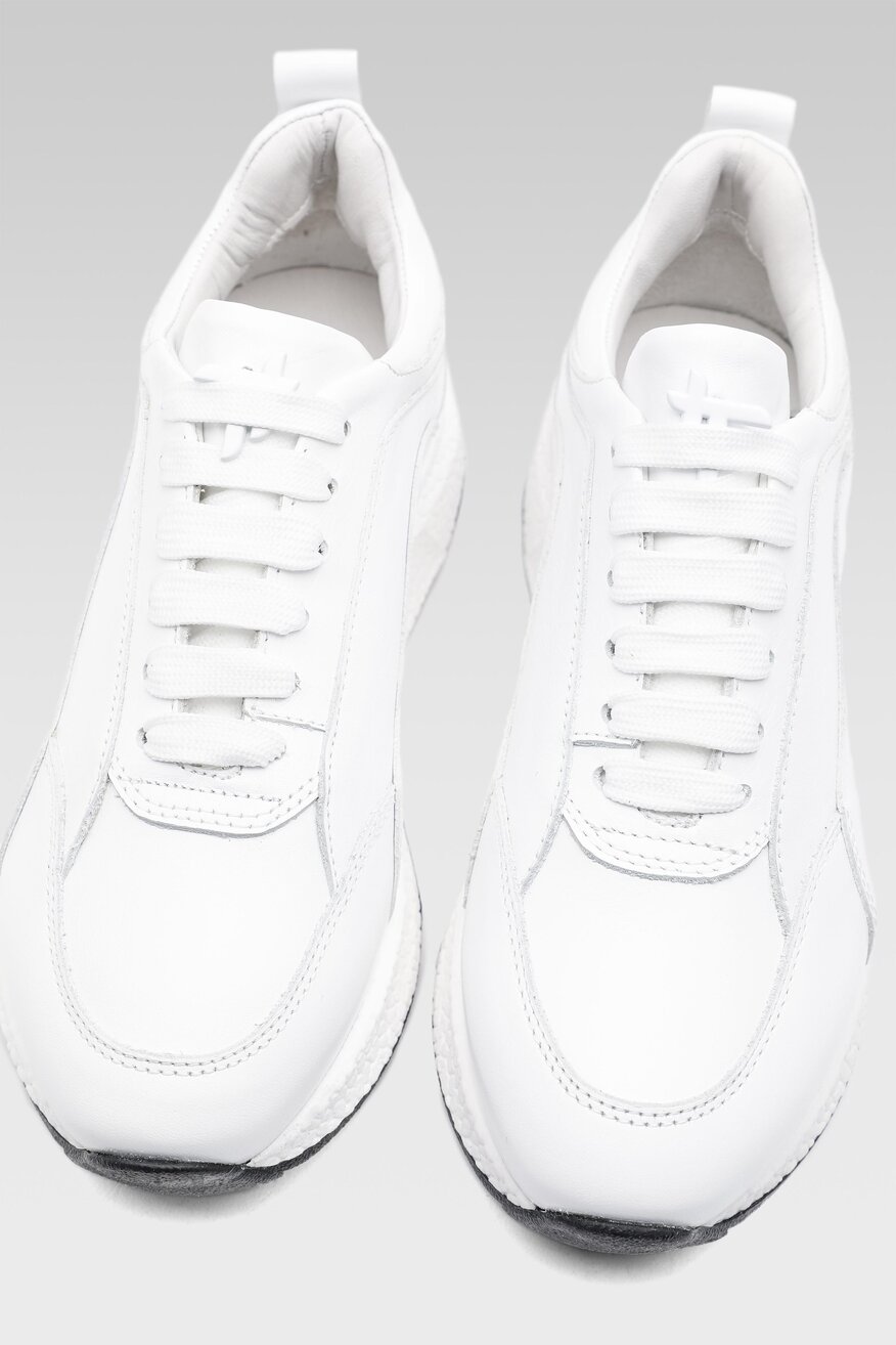 Togoshi - Skórzane sneakersy pastelowe - 5904248871635