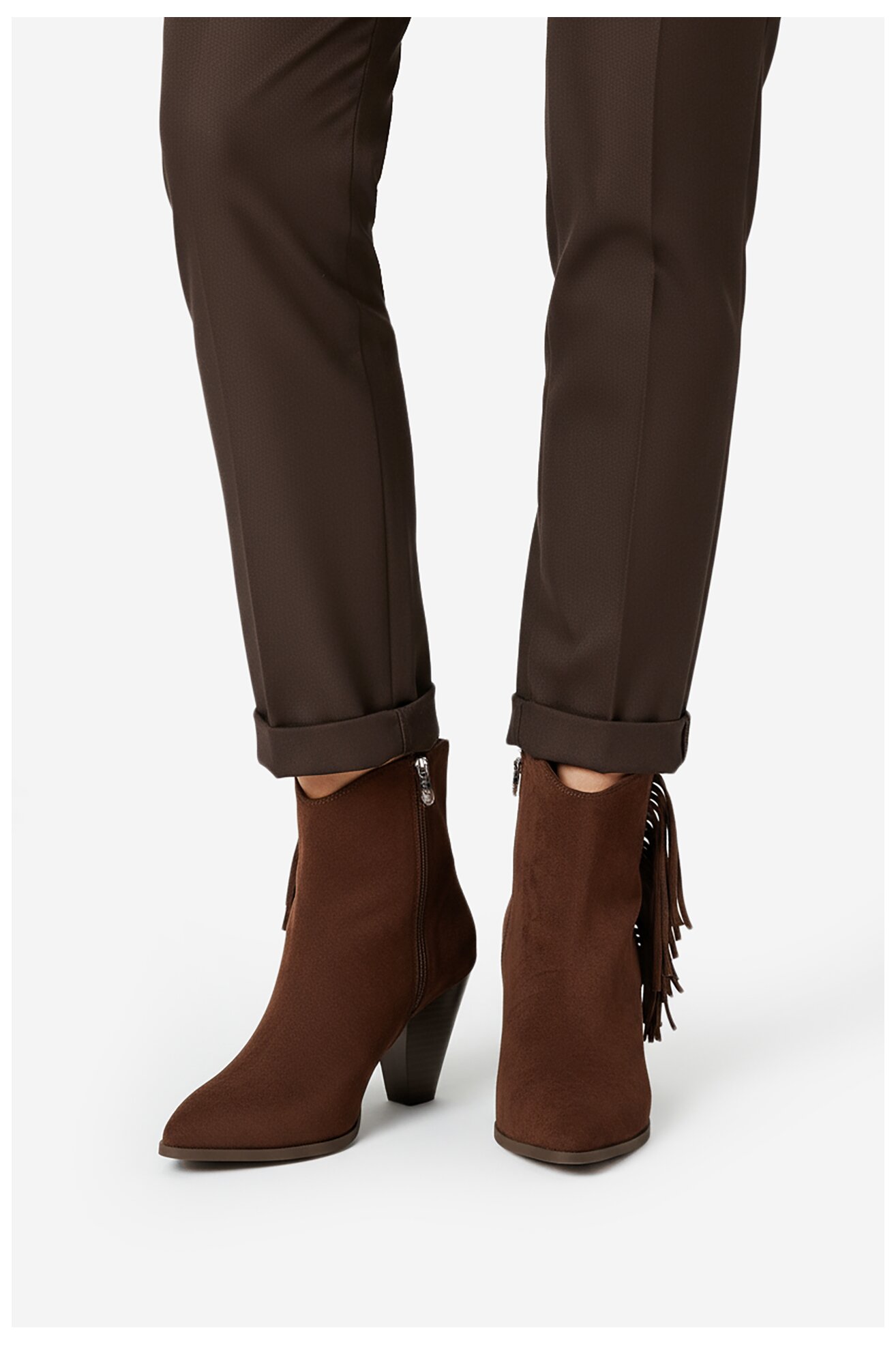 Botki DeeZee CEO-R25AW09076 Brązowy