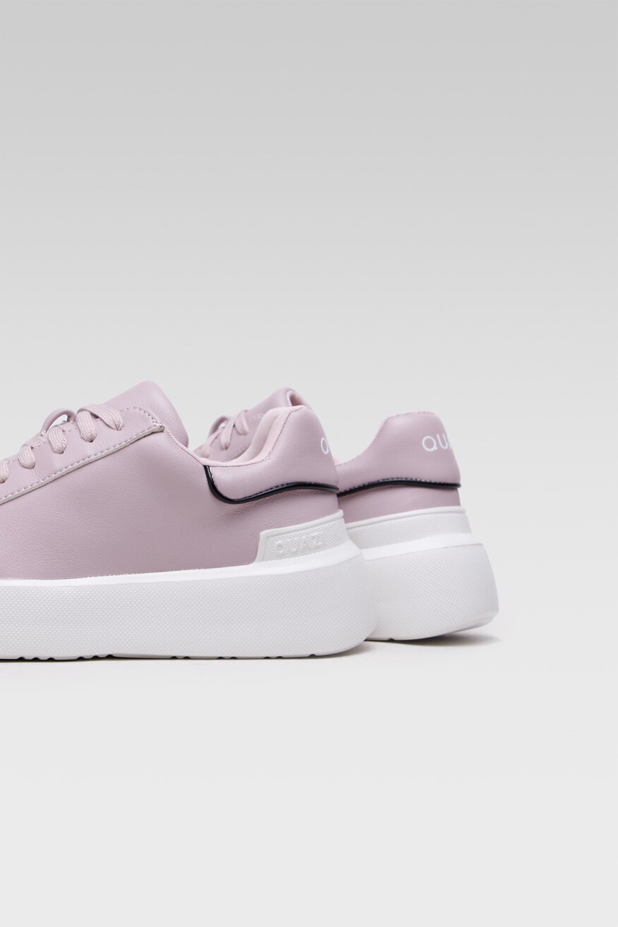 
                Quazi - Sneakersy różowe sznurowane - 5904248498504