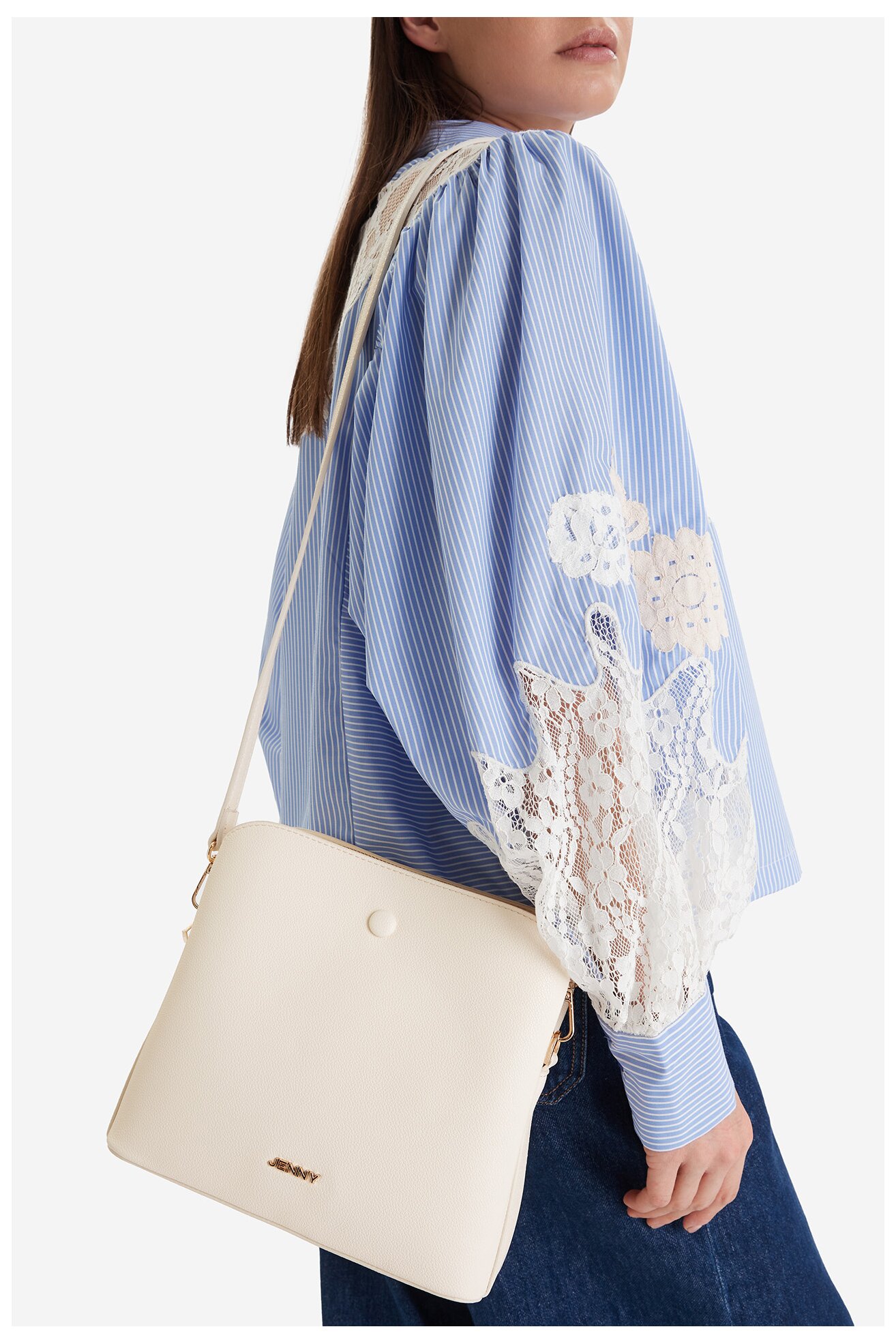 Kézitáska Jenny CEO-JNY-L-002-09 CSONTSZÍNŰ